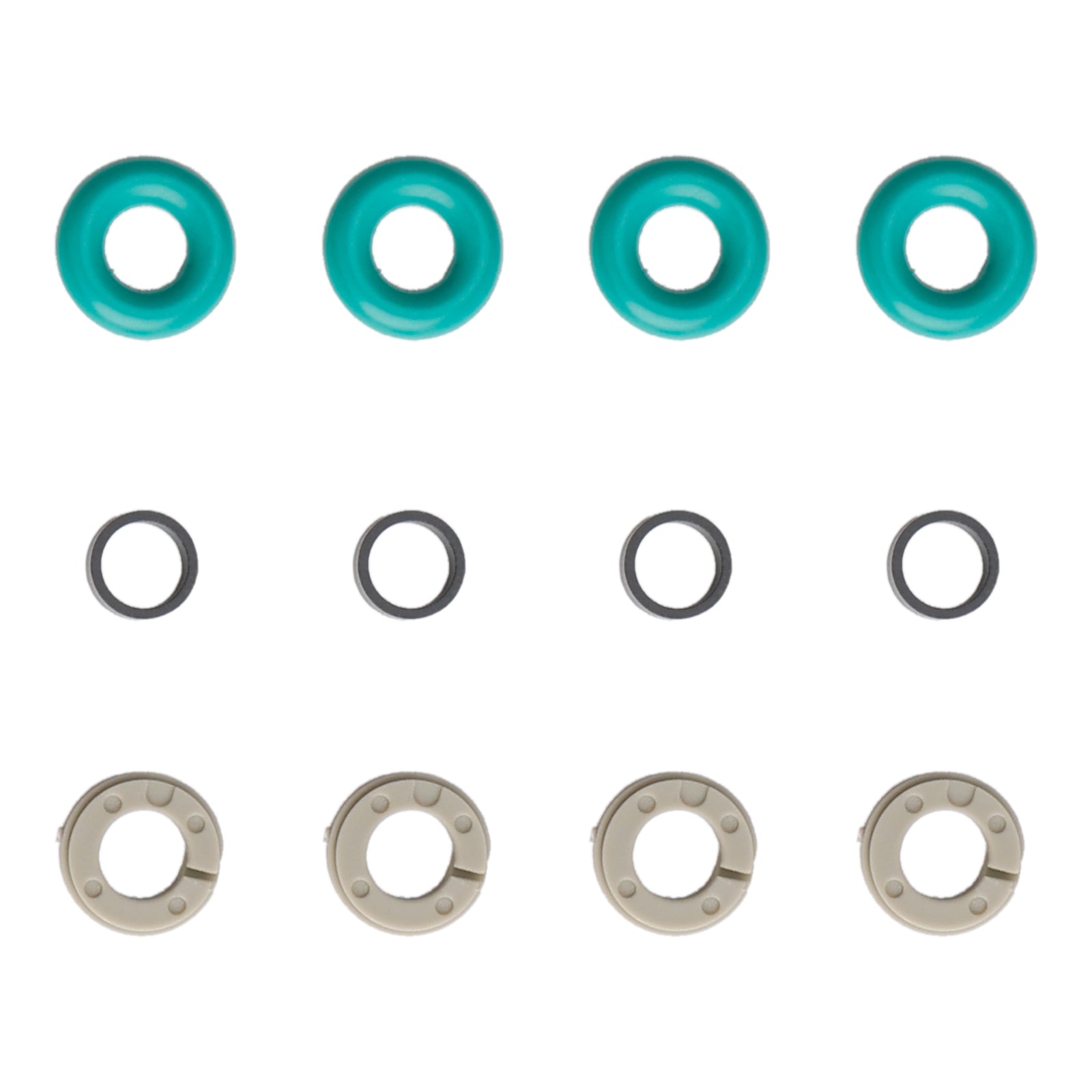 Kit di manutenzione dell'iniettore di carburante a 4 parti O -Ring 0261500354 Compatibile con Audi Fit Skoda 1.2L 1.4L