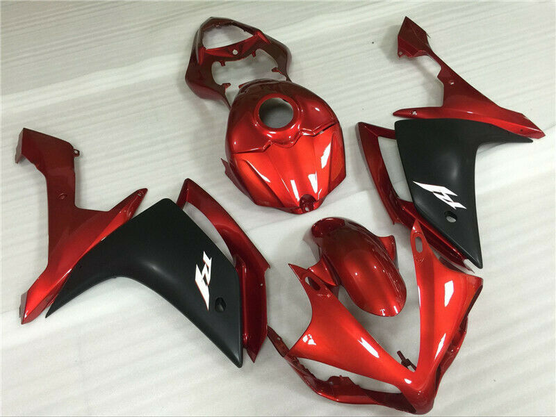 Kit de carénage en plastique ABS moulé par injection orange pour Yamaha YZF R1 2007-2008