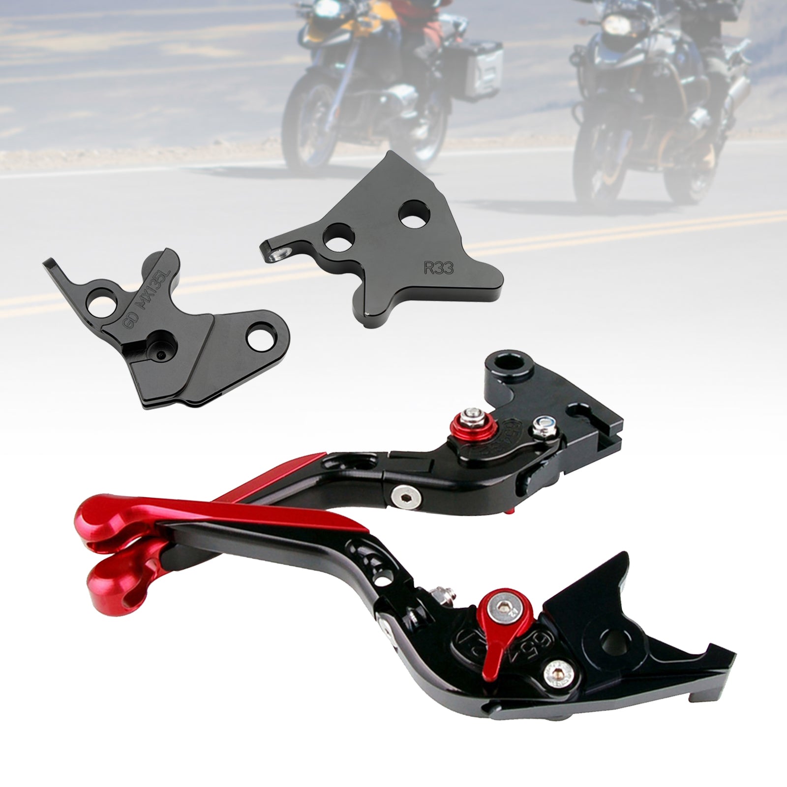 Leva freno e frizione regolabile per Yamaha YBR125 2005-2014