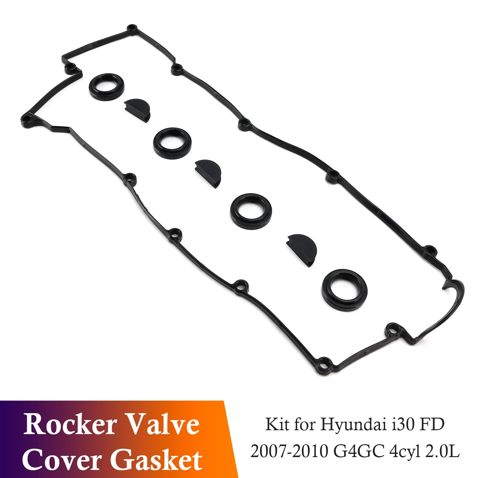 Kit de joints de couvercle de culbuteur pour Hyundai i30 FD G4GC 4 cylindres 2,0 L 2007-2010