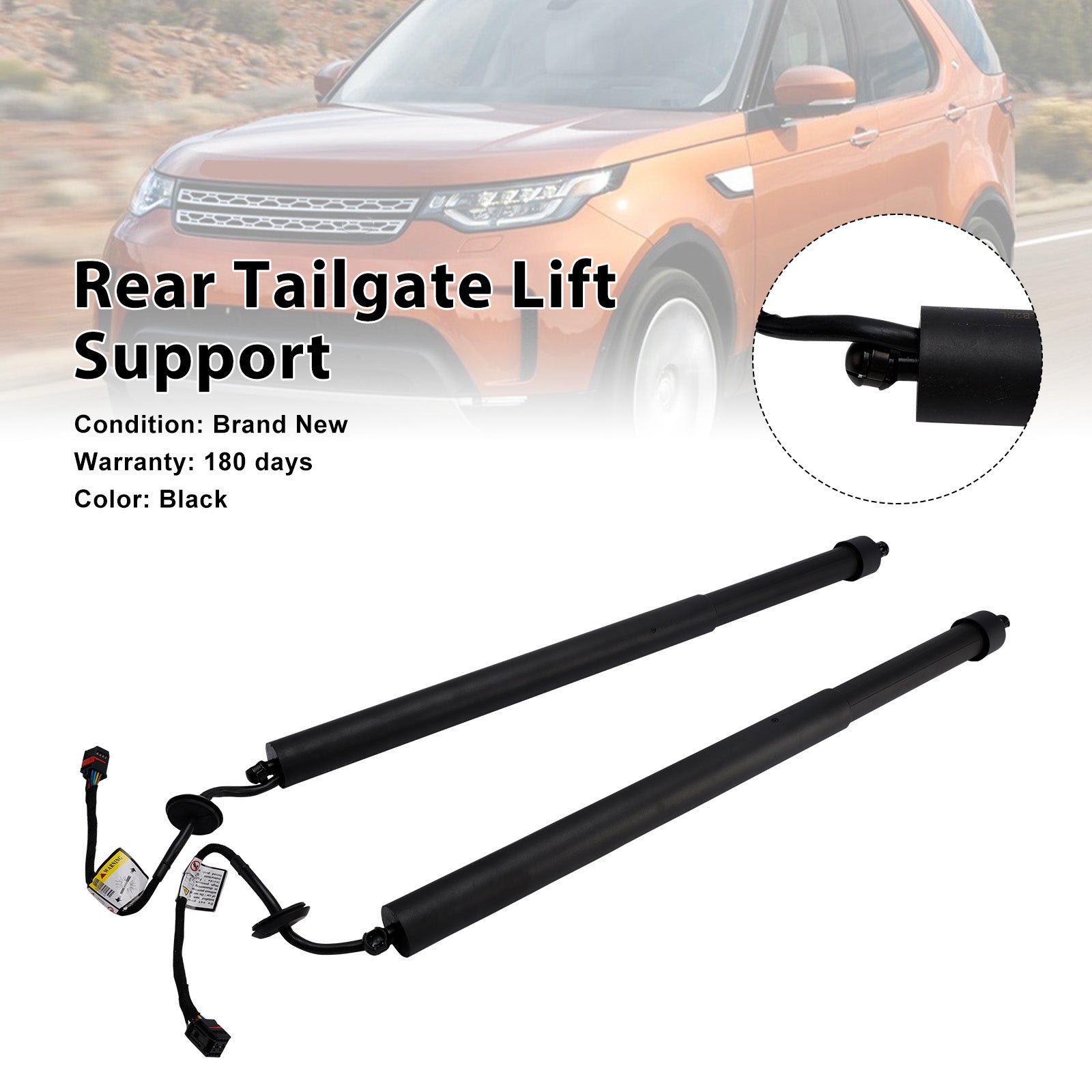 Ammortizzatore a gas per portellone posteriore elettrico (2 pezzi) per Land Rover Discovery 5 (2017-2023) - Numero parte : 535123549 HY3270355AD