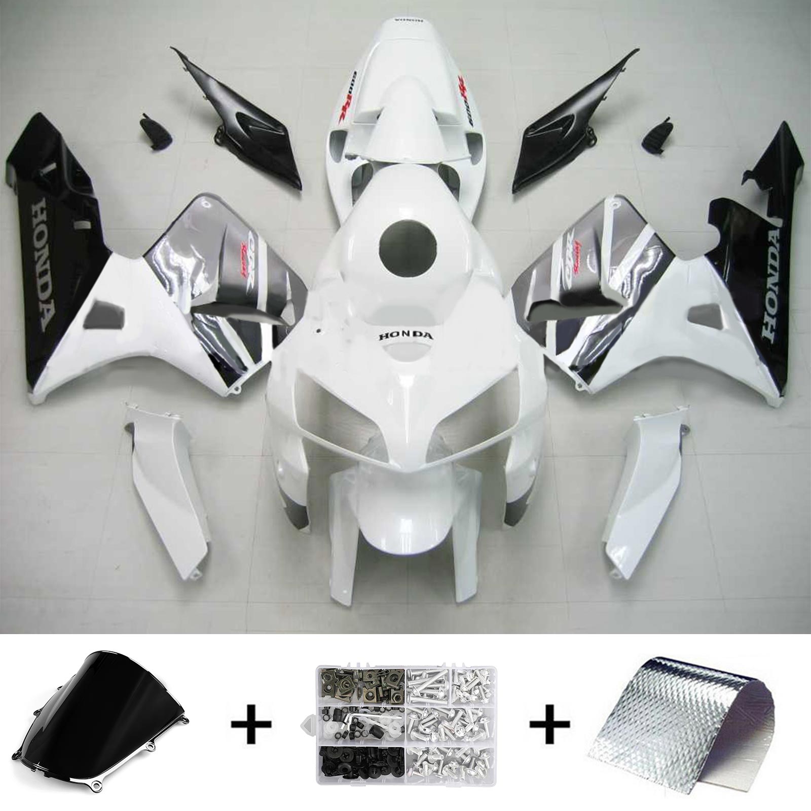 ABS Plastic Kairing Kit voor Honda CBR600R 2005-2006 F5