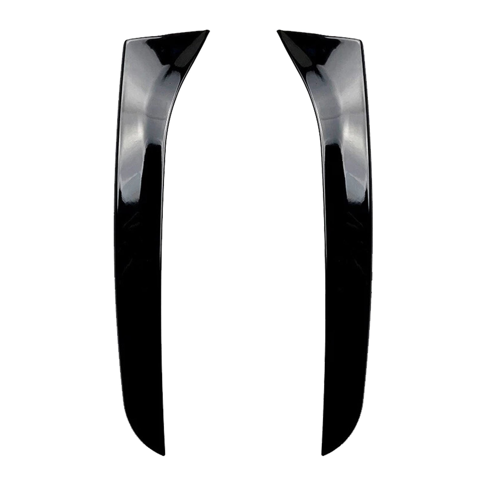 Coppia di spoiler laterali per lunotto posteriore nero lucido per VW Passat B7 Wagon 11-15