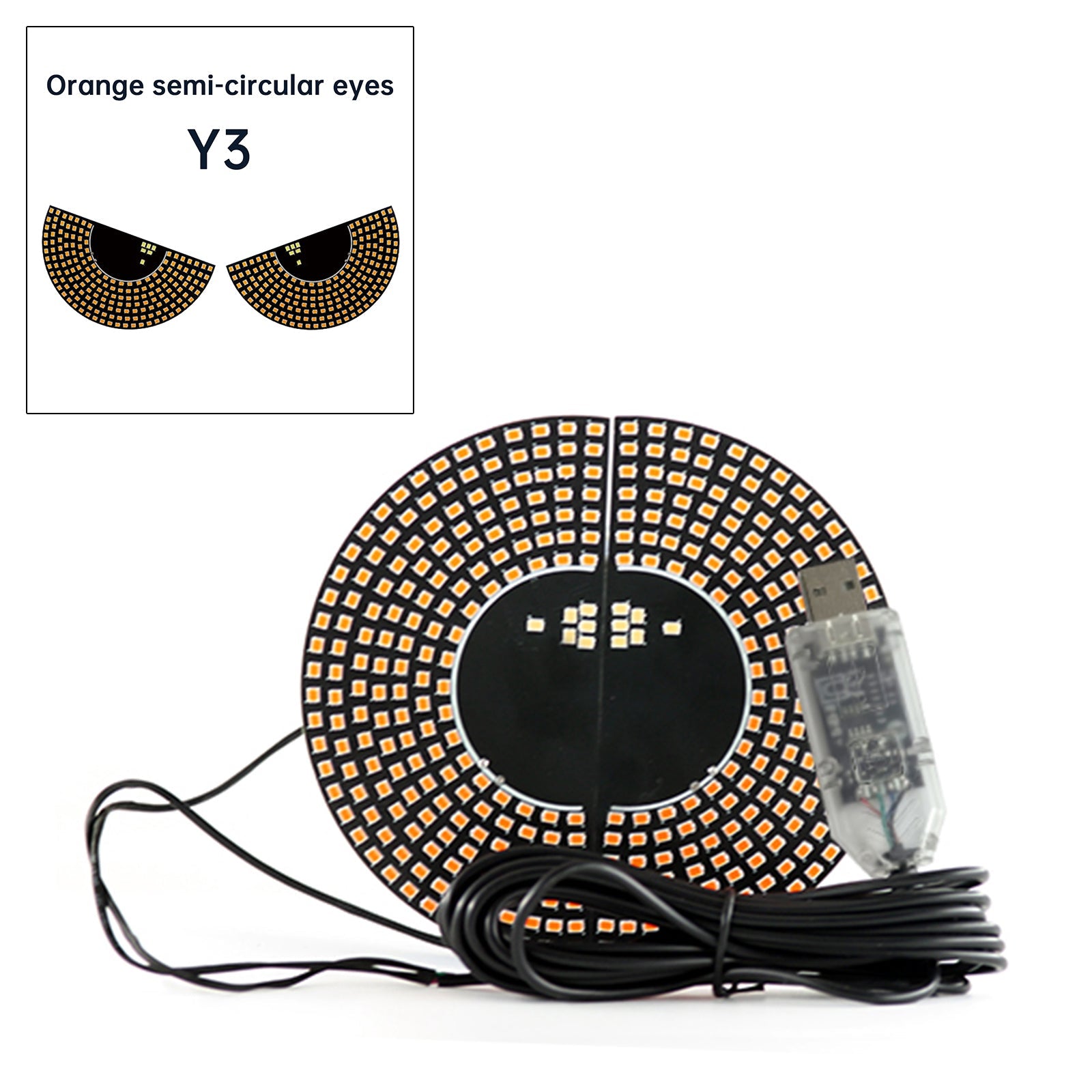 Pantalla LED del diablo&Luz LED dinámica para camión con luz para coche #39;s Eye