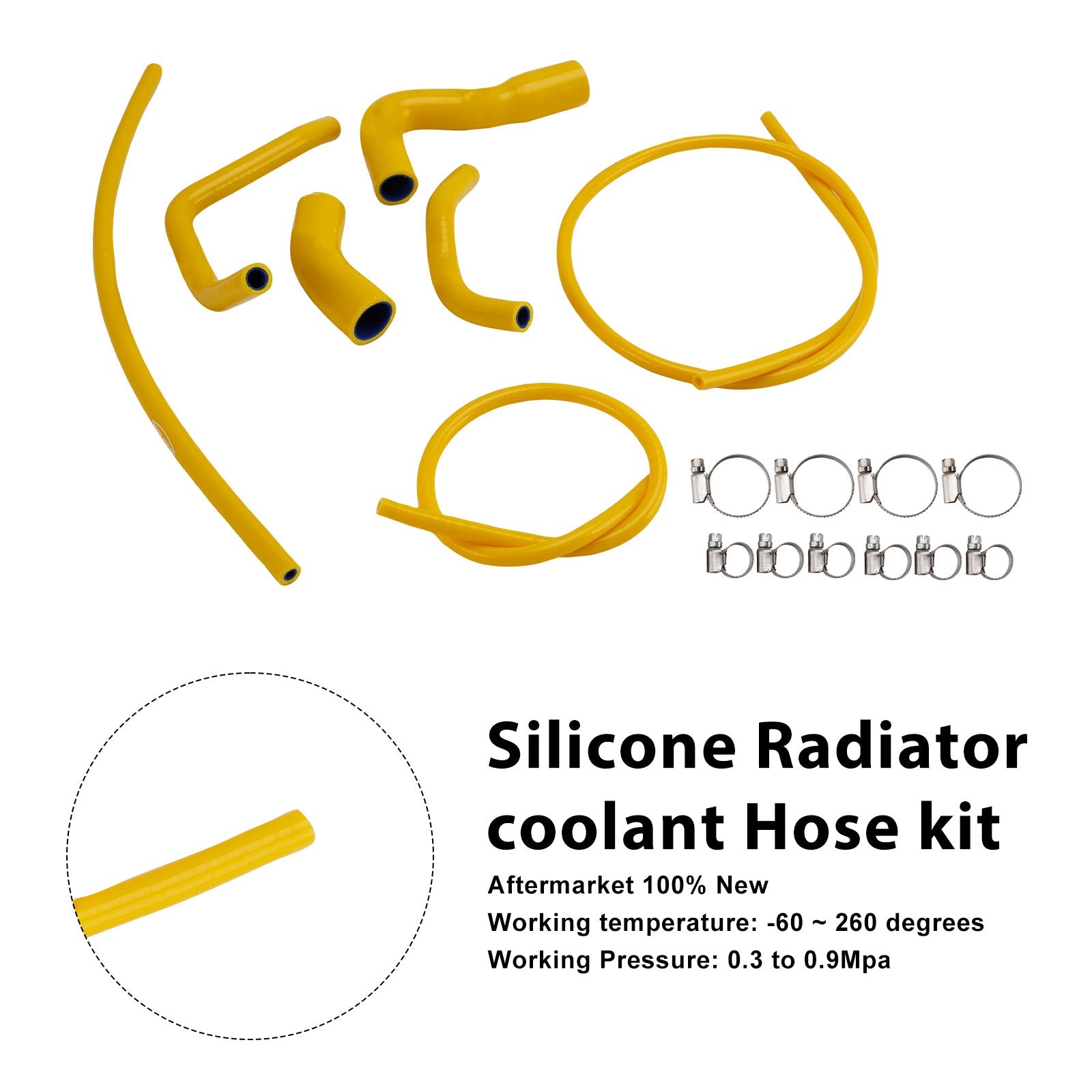 Durite de refroidissement en silicone pour radiateur Aprilia RS 660 (2021-2025)