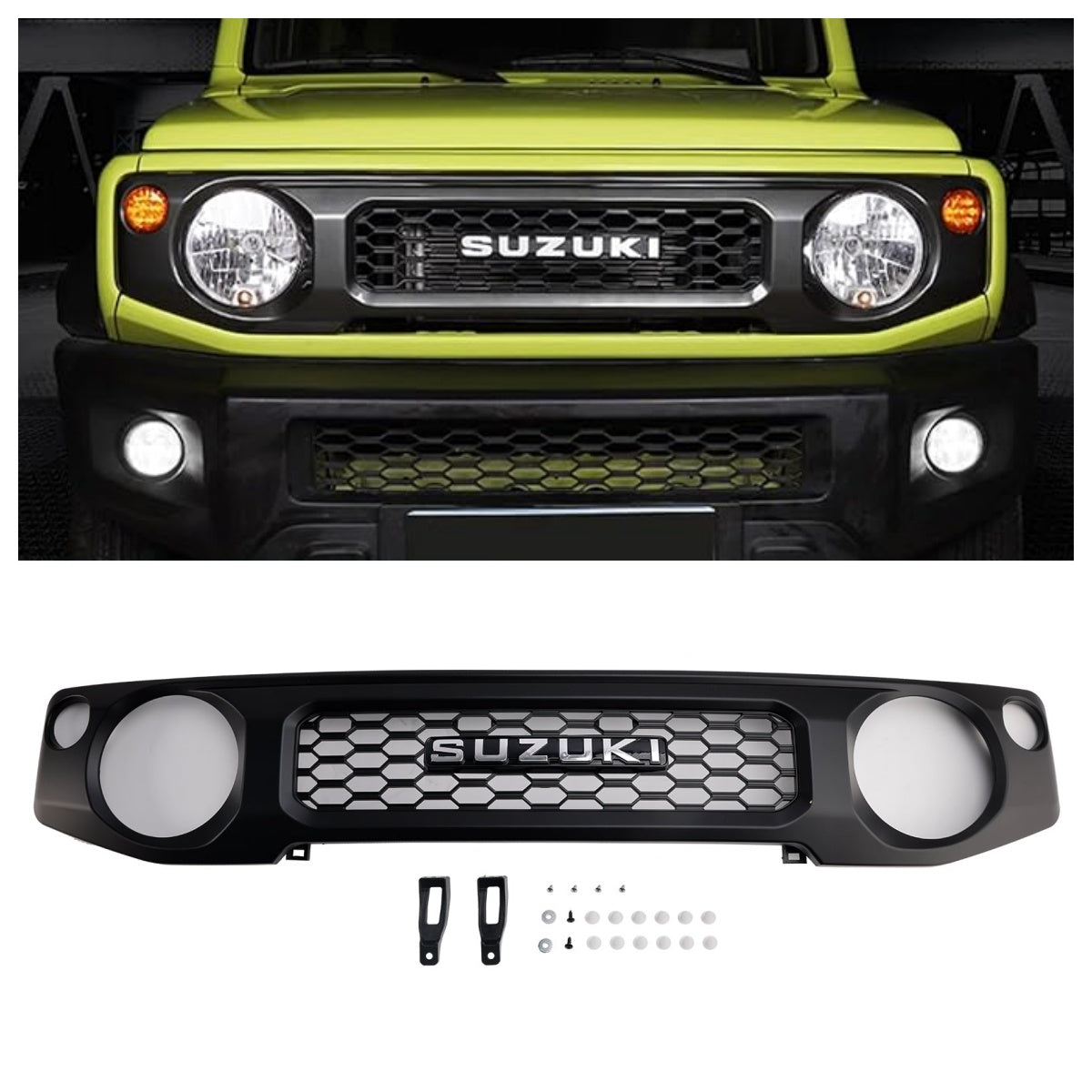 2019-2023 Suzuki Jimny JB64 JB74 Calandre Front in Black Honeycomb 9911C78R00ZSC