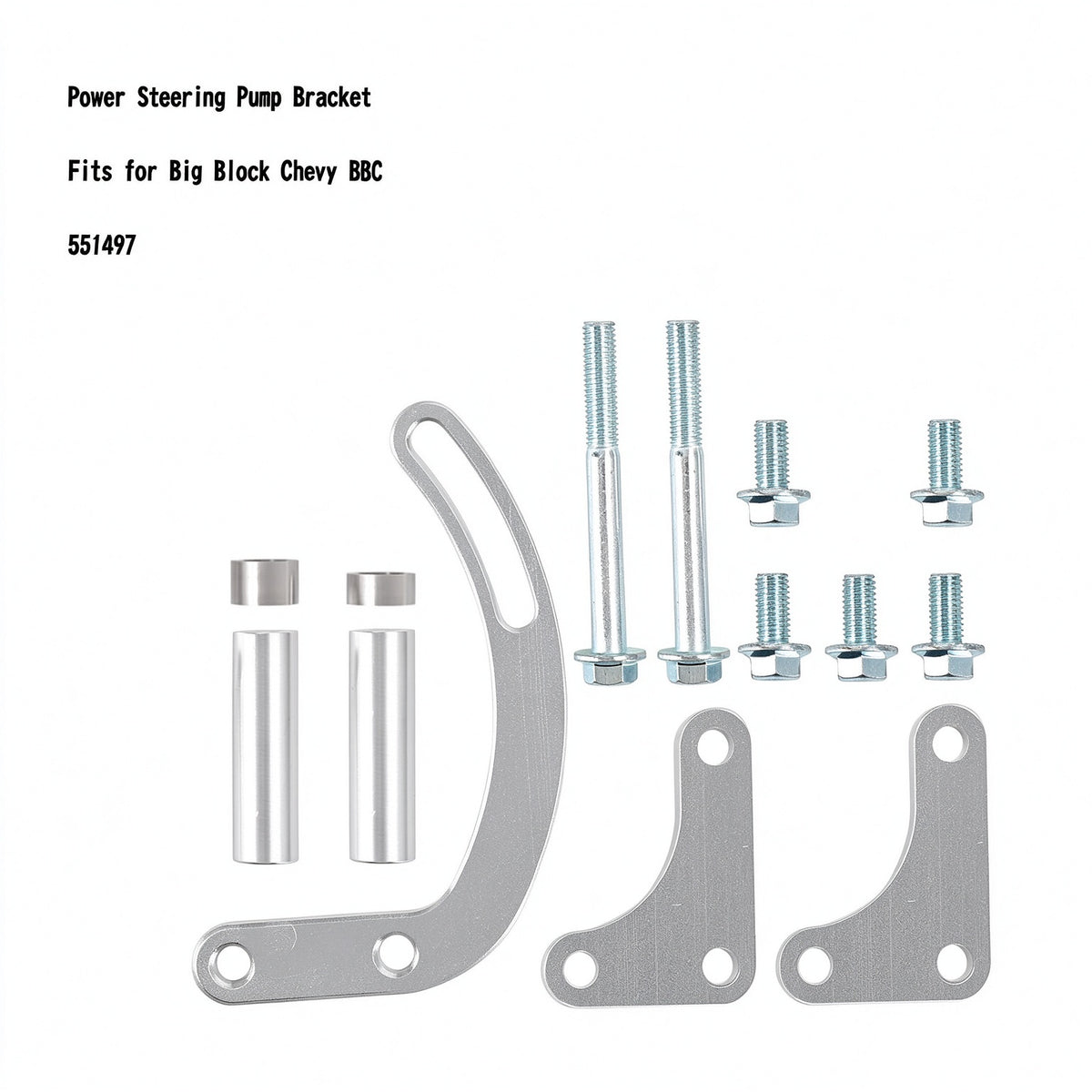 Big Block Chevy 551497 Support de pompe de direction assistée BBC