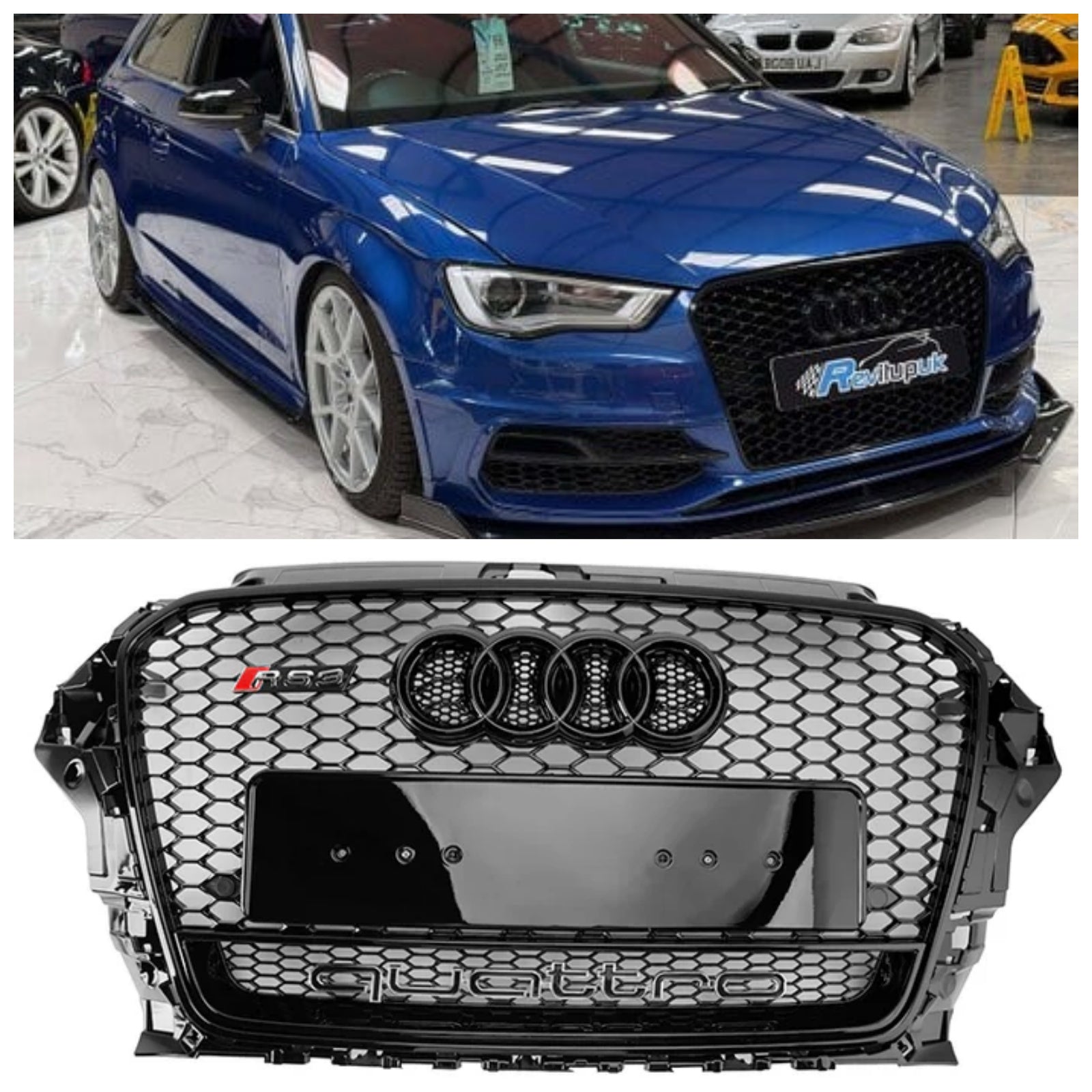 Audi A3 S3 Style Style Style Style Style Grille z Quattro RS3 2013-2016