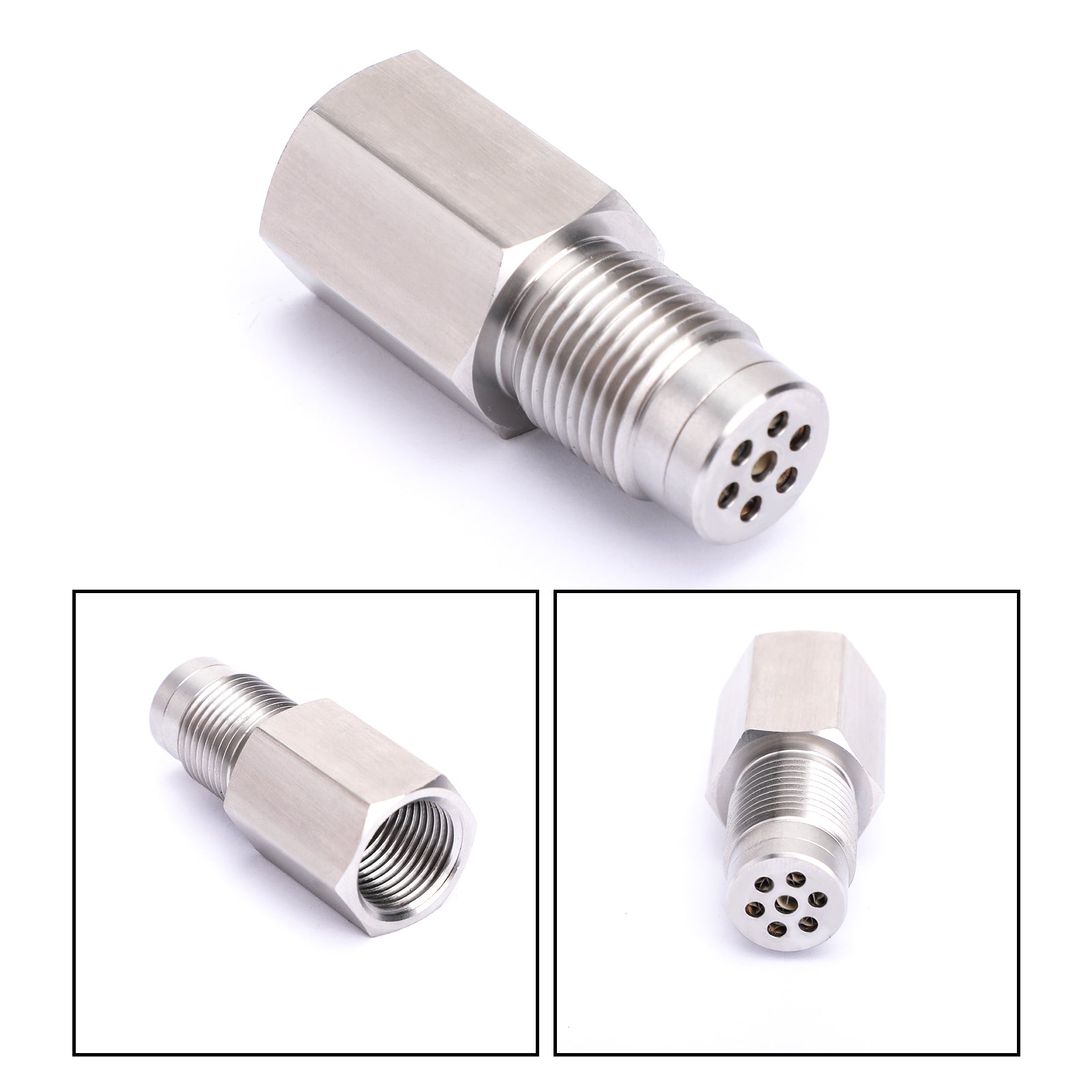 Capteur d'oxygène O2 CEL Check Engine Light Adapter CEL Eliminator Mini Catalytic Converter Compatible avec tous les modèles Generic