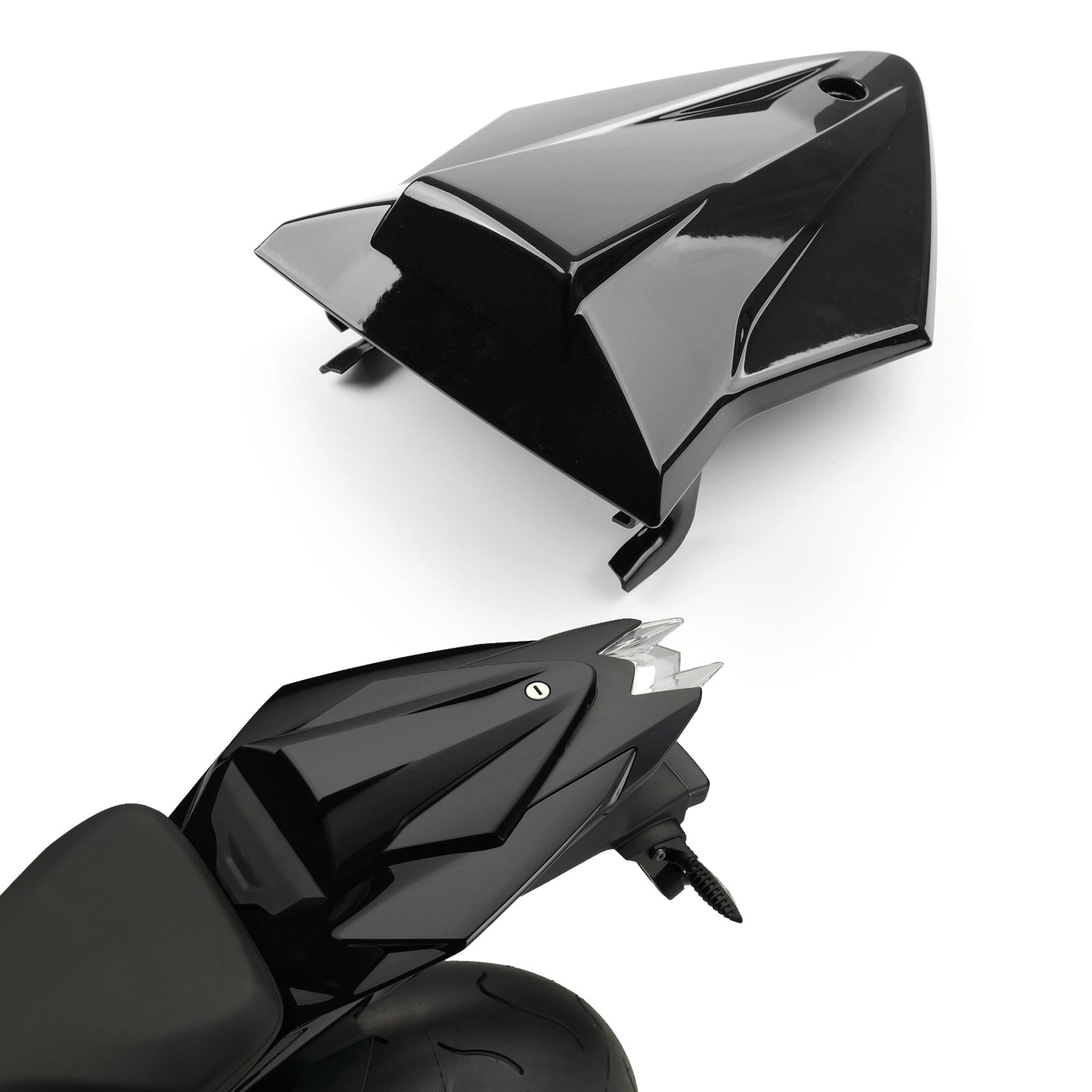 ABS yksipaikkainen istuinkansi BMW S1000RR K46 (2015-2018) Musta