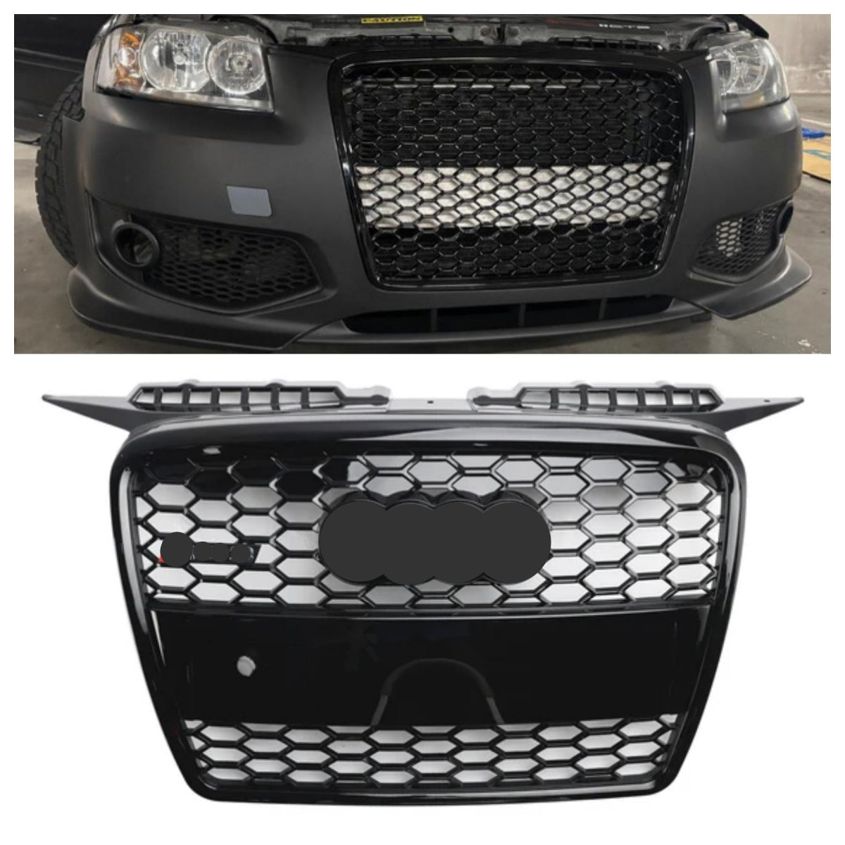 RS3 Stijl Voorbumper Grill Grille Voor Audi A3 8P 2004-2008 8P4853651A