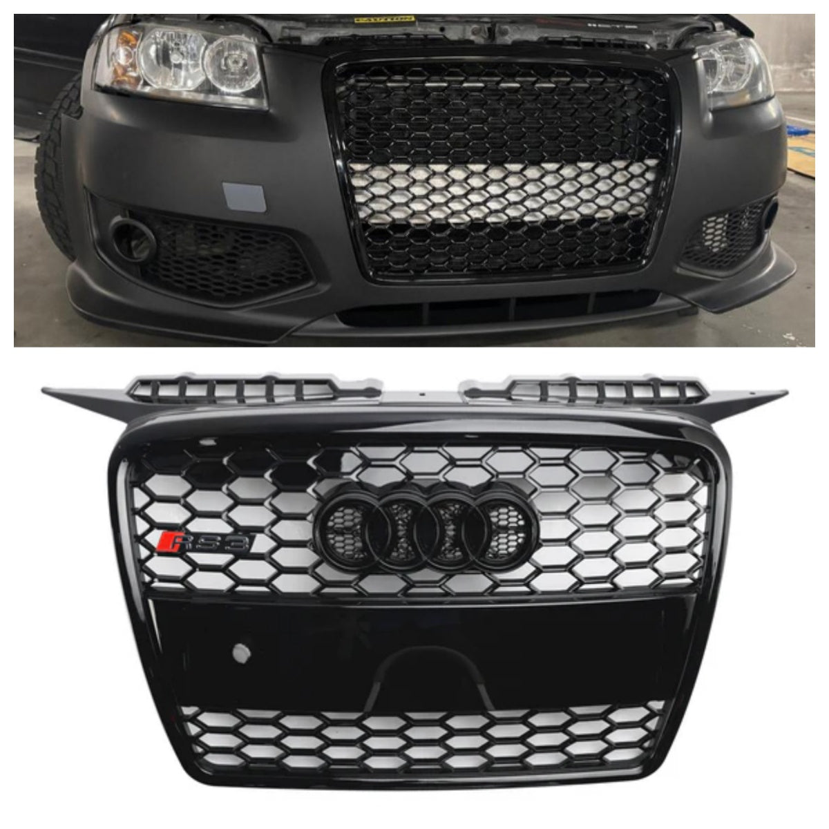 Grid del parachoques delantero Audi A3 8P RS3 2004-2008 8P4853651A