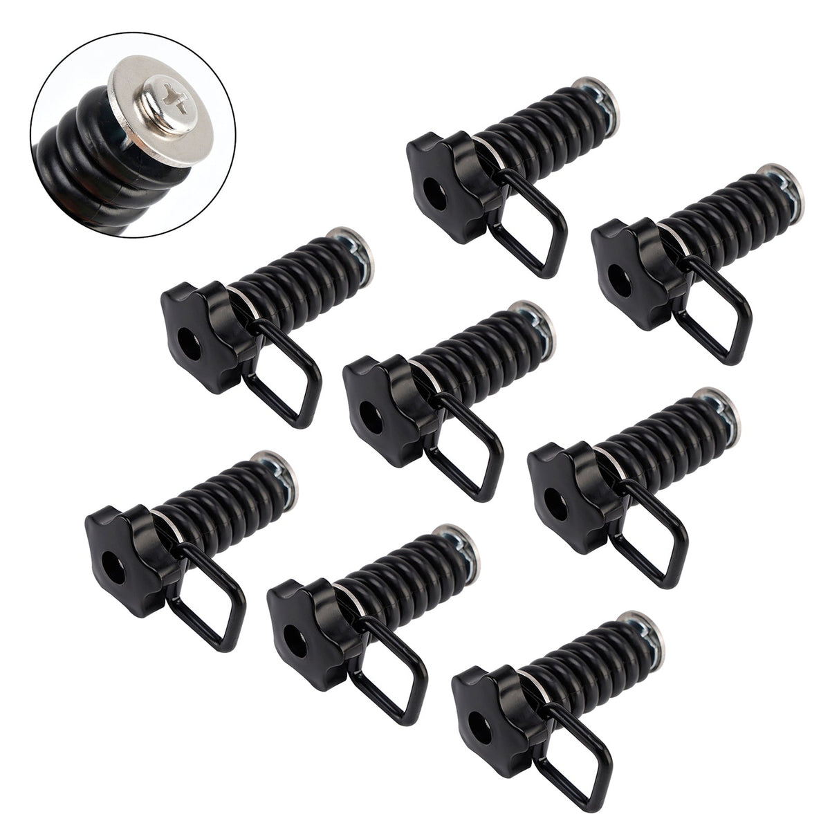 8 puntos de anclaje Lock flexibles & Kit de montaje para Polaris RZR Sportsman 13-25