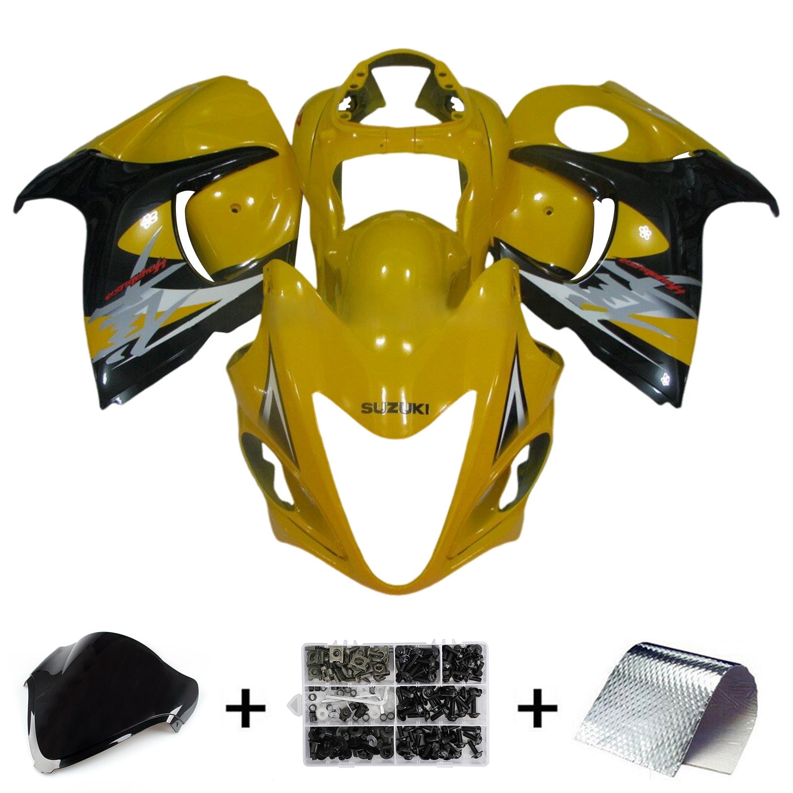 2008-2020 Suzuki Hayabusa GSX1300r Kit de camerage d'injection de carrosserie en plastique
