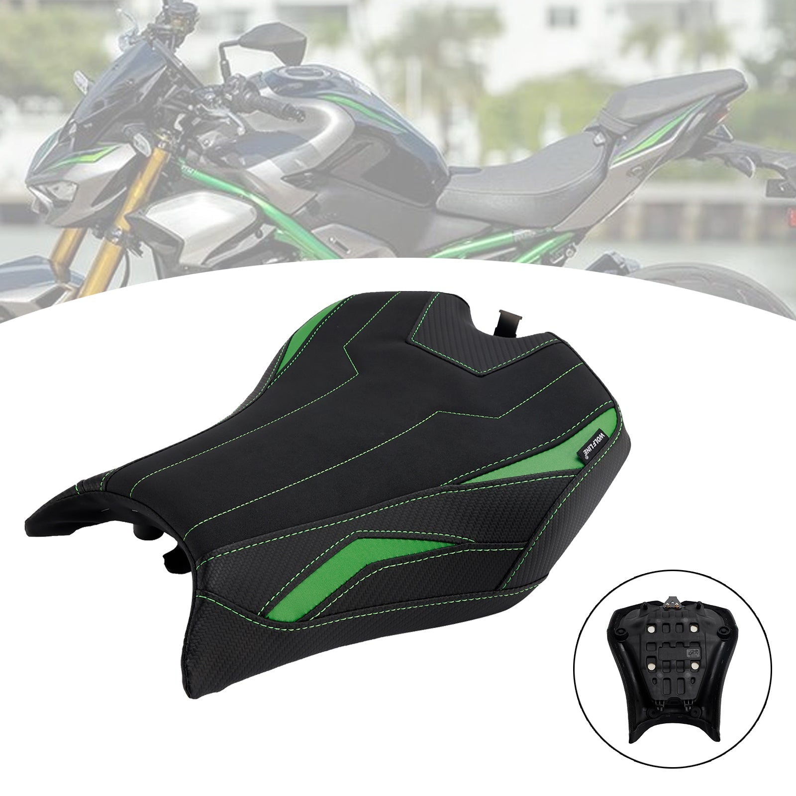 Raider etumatkustajan istuin punainen Kawasaki Ninja 900 Z900 (vuodesta 2025)