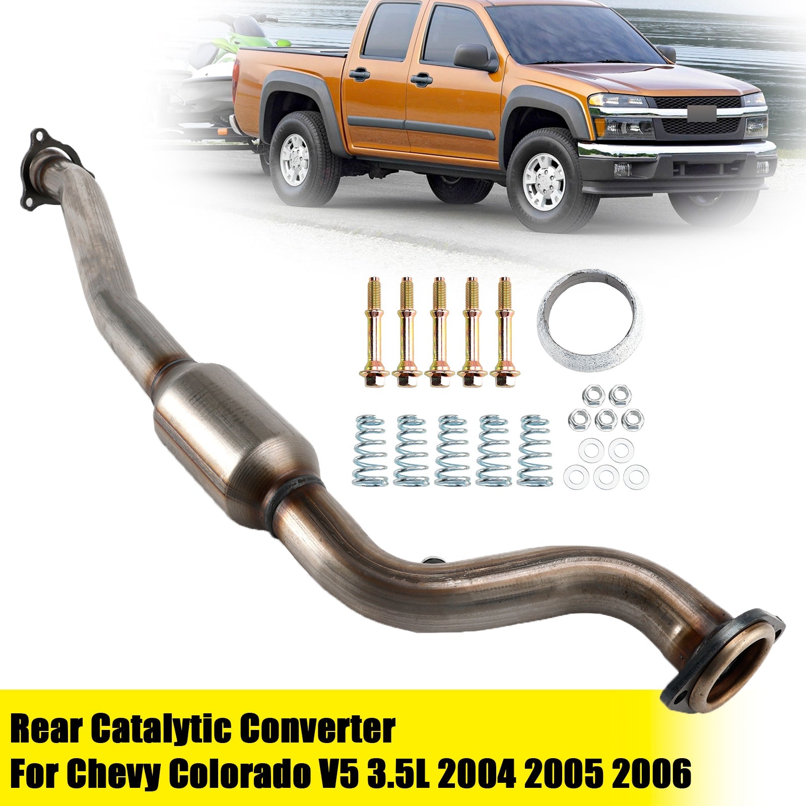 24234 Tylny katalityczny konwerter dla Chevrolet Colorado V5 3,5 L 2004-2006