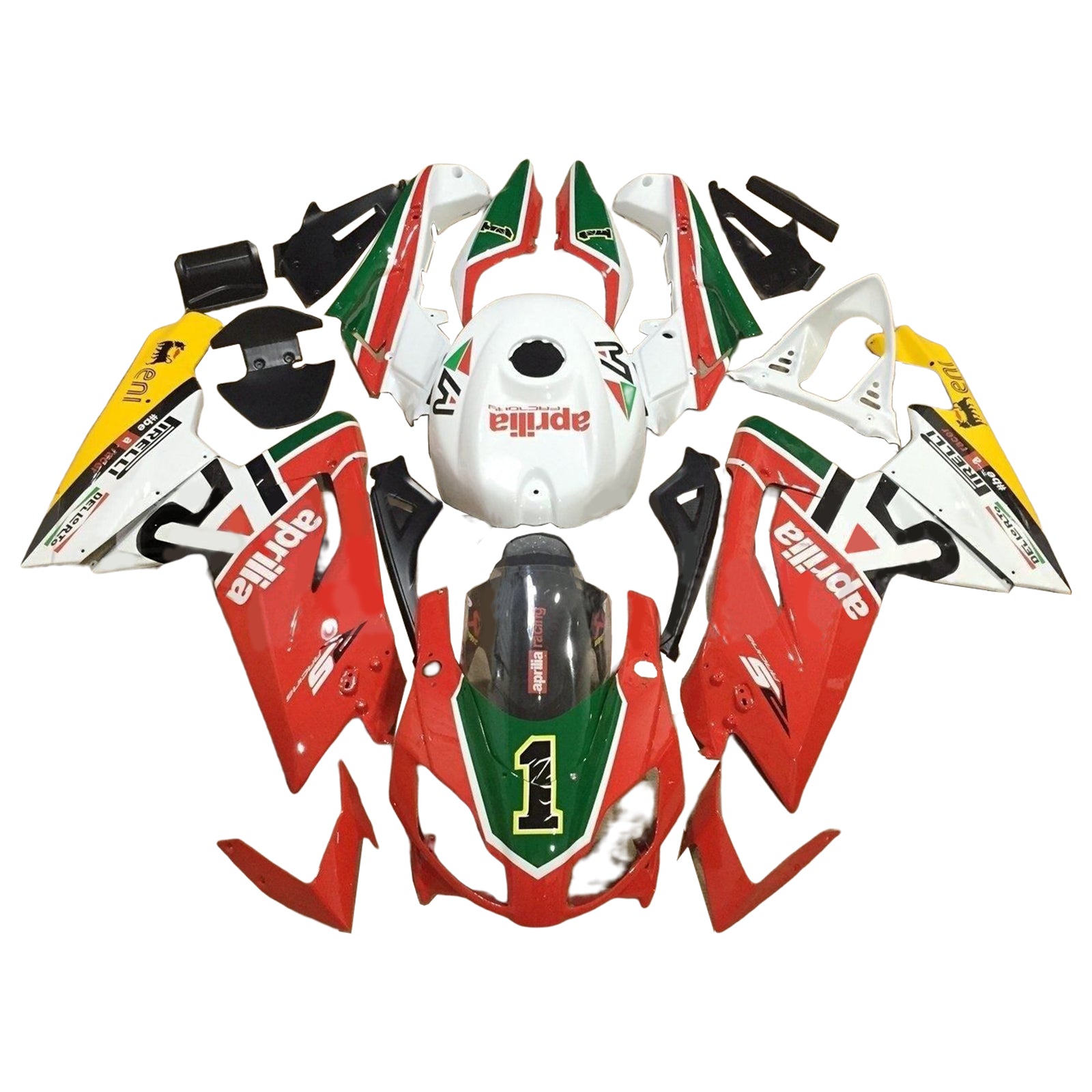 Injection Fairing Kit Bodywork Plastic ABS fit For Aprilia RS125 2006-2011
