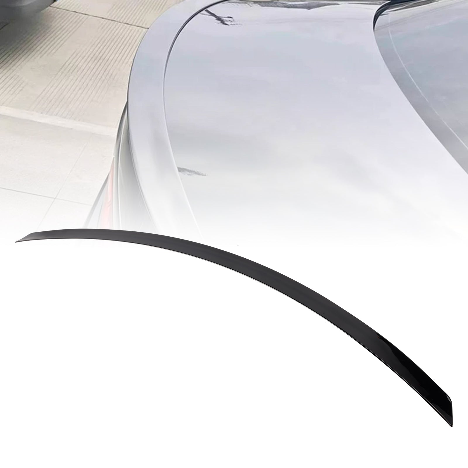 Aileron de coffre arrière noir brillant pour Mercedes-Benz Classe S W223 2021-2025
