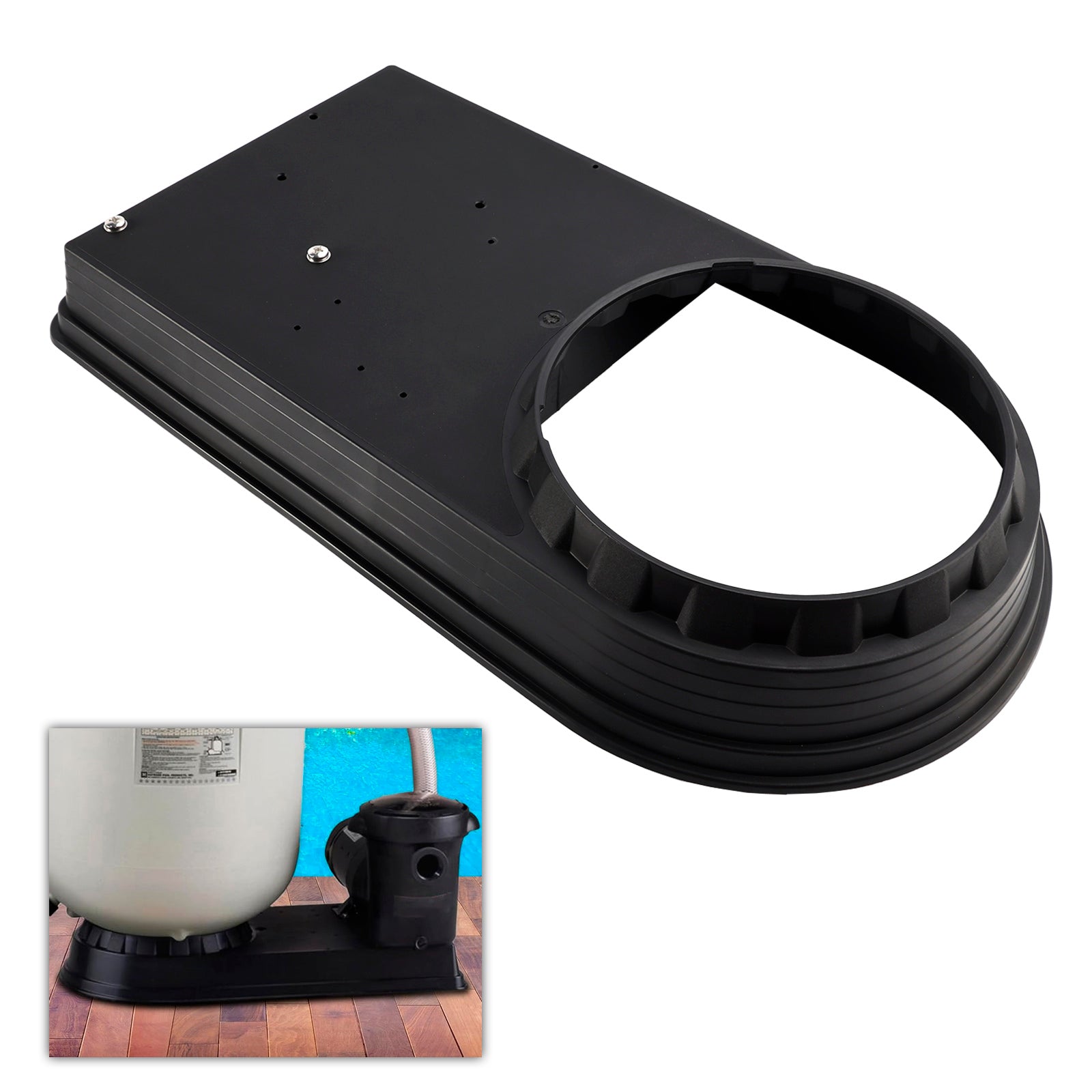 SX180K -filterbasis met schroeven en vervanging voor Hayward Sand Filter