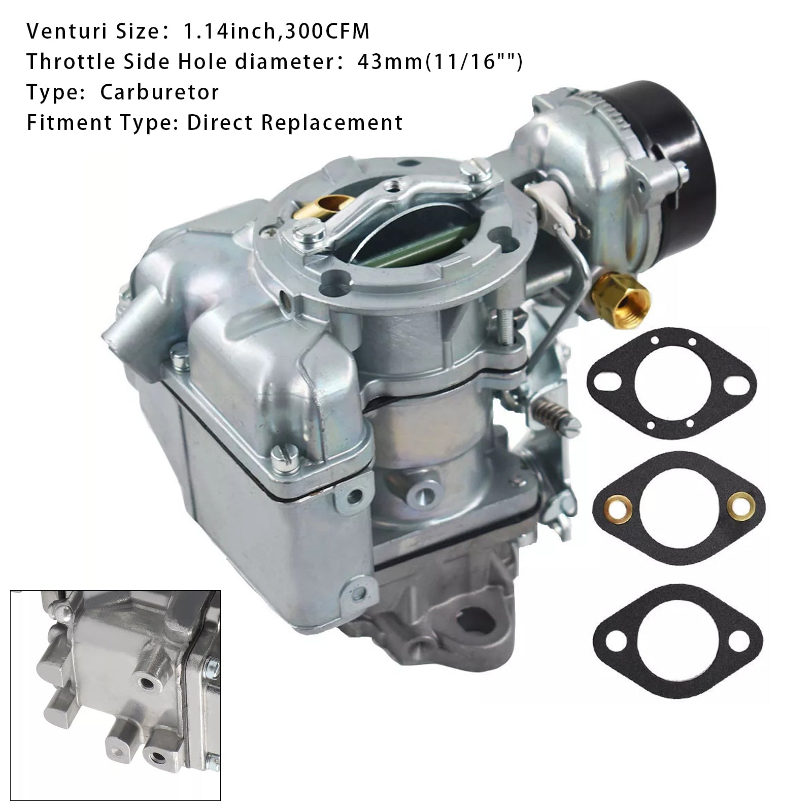 Ford Ford YF Carter de 6 cilindros 240-250-300 1975-1982 D5TZ9510AG