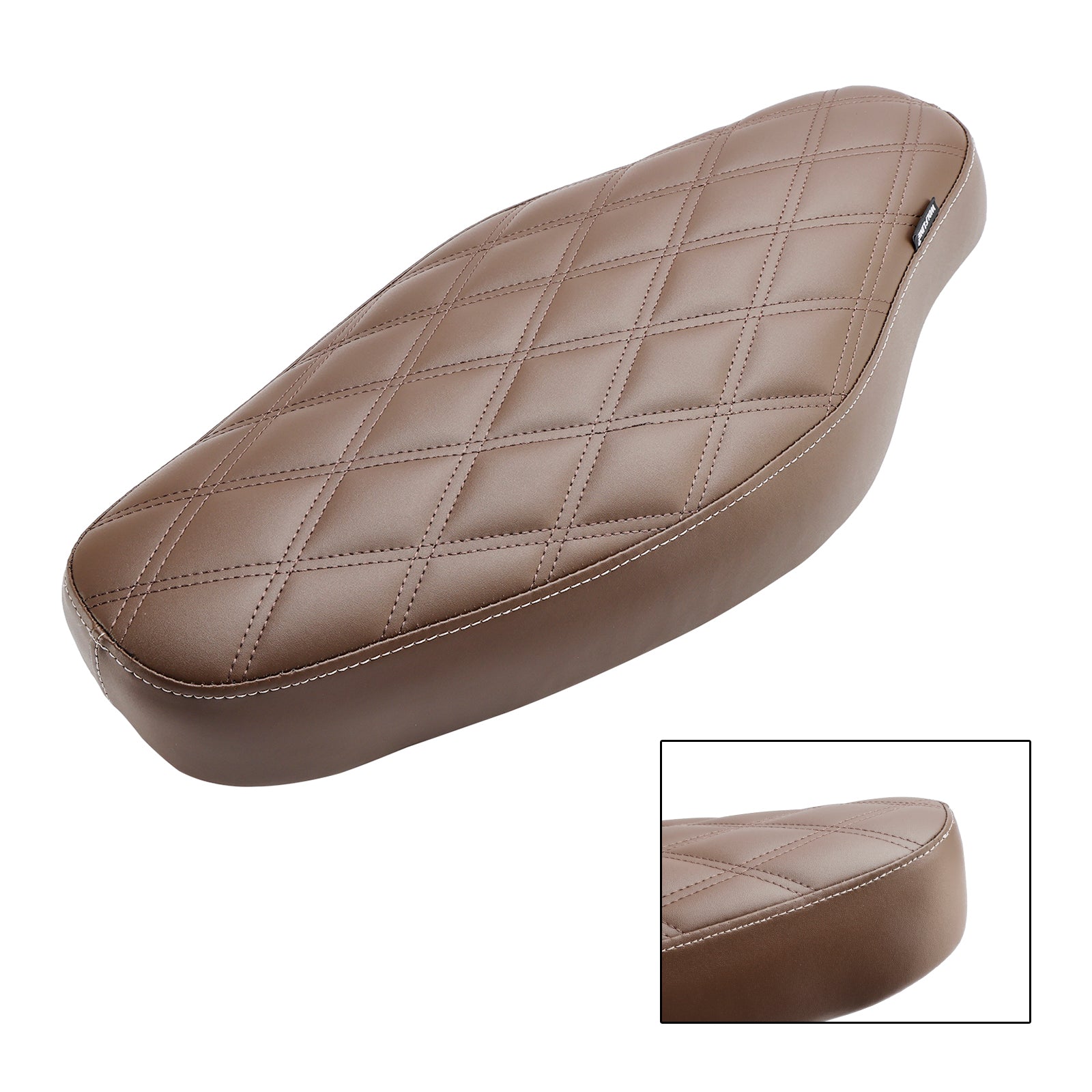 Honda Cross Cub CC110 2023 : Reemplazo del asiento del conductor delantero y trasero, marrón