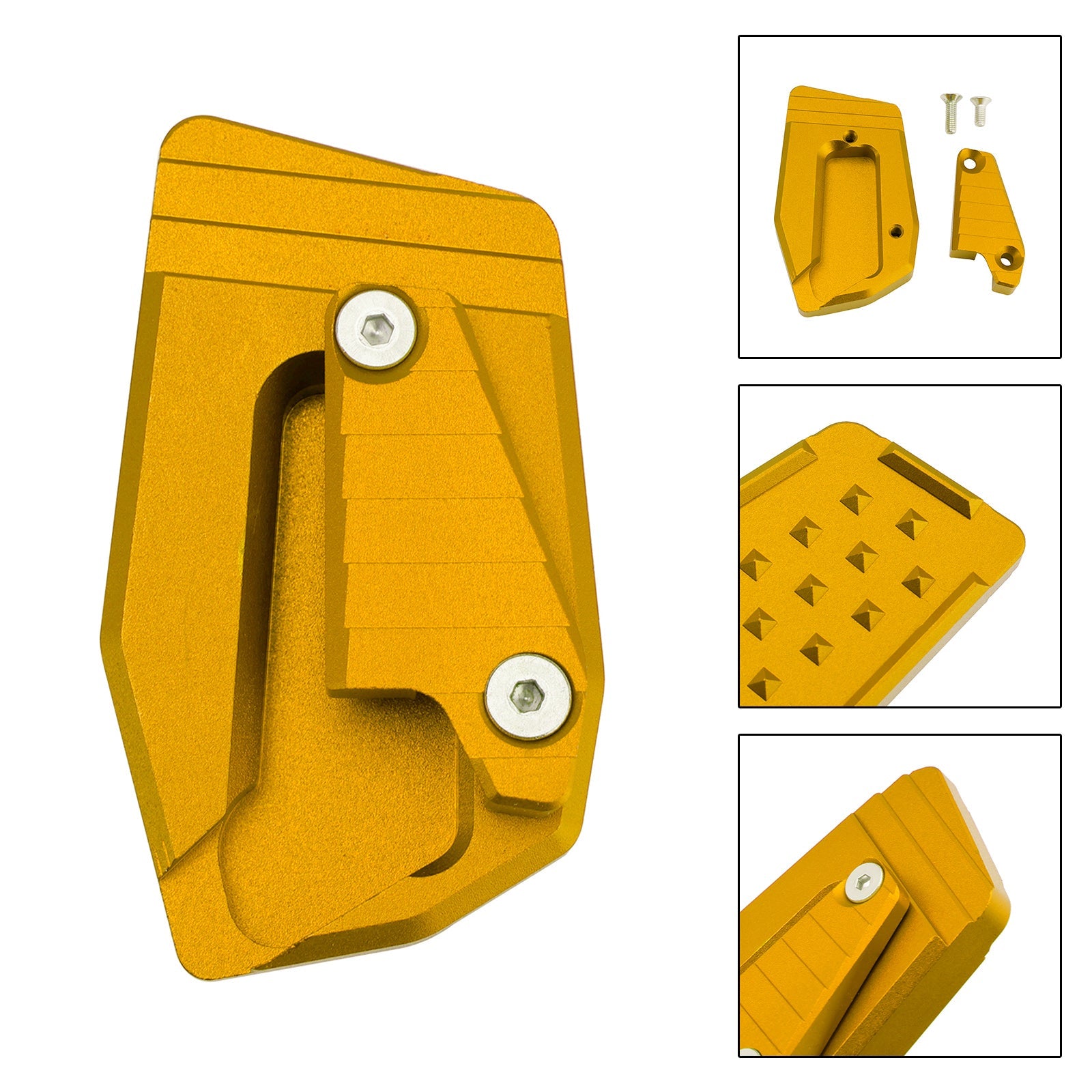 Piastra di rinforzo cavalletto laterale compatibile con BMW K1600B, K1600 Bagger e K1600GA (2018-2025)