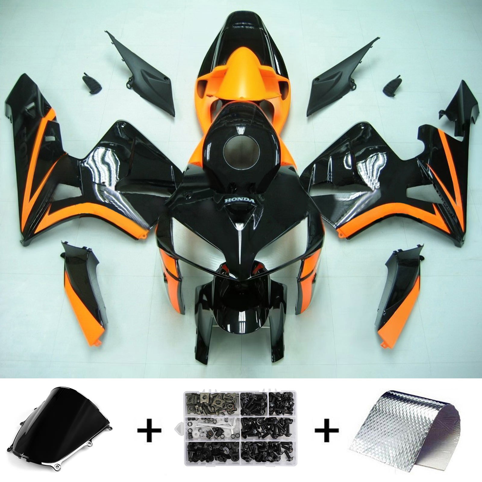 Kit de carénage par injection, carrosserie en plastique ABS pour Honda CBR600RR 2005-2006 F5