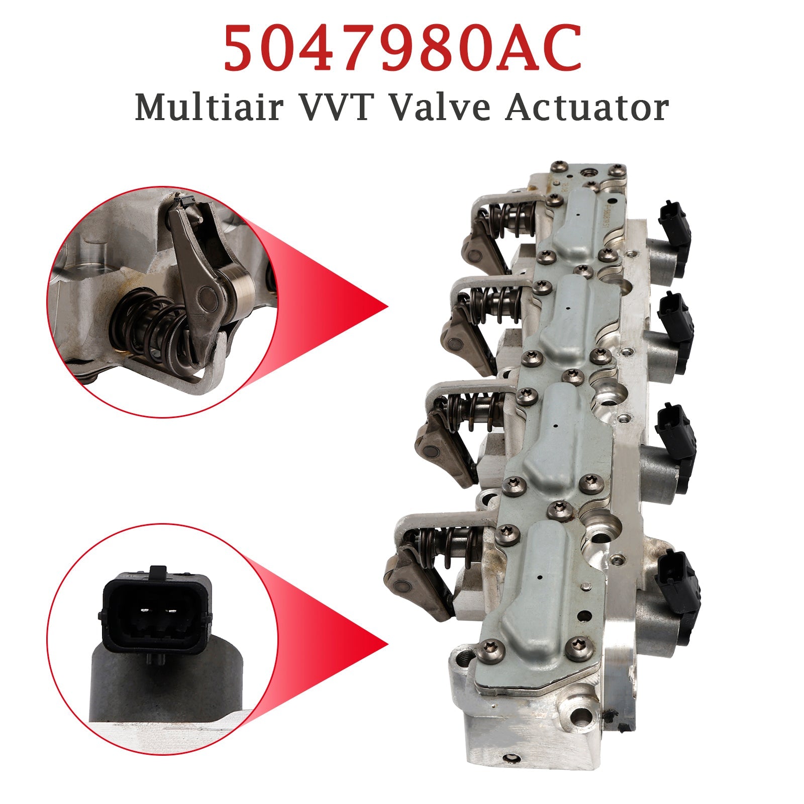 VVT Multiair Valve Actuator Jeep Cherokee 2014-2023 5047980AC 05047980AA