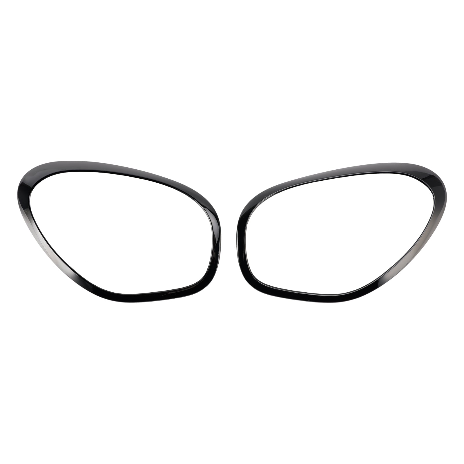 Molto di 2 anelli decorativi di fari neri lucidi per Mini Cooper Countrymanman R60