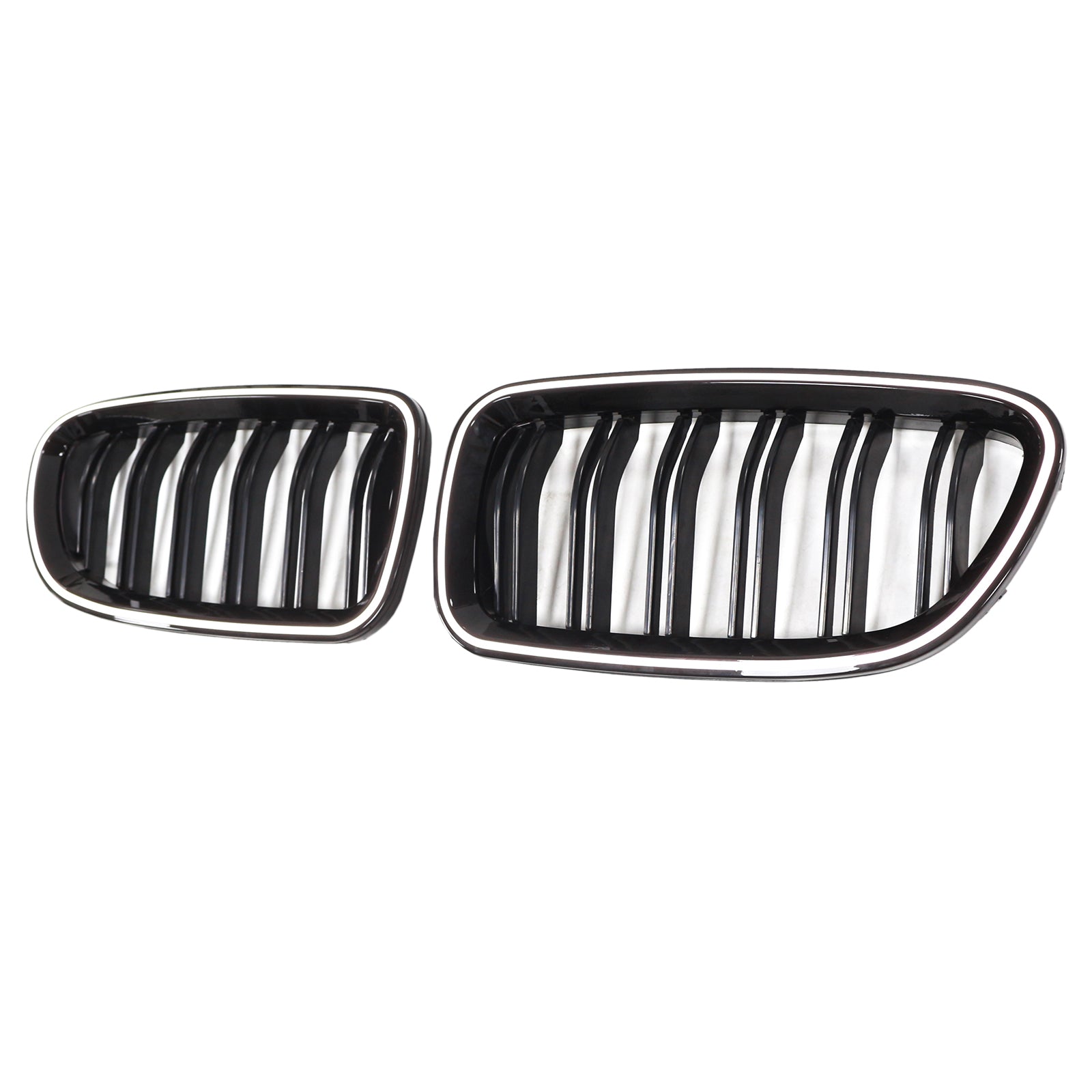 01.2009-10.2016 BMW Série 5 F10 Berline Grille de pare-chocs en forme de rein Noir brillant 51137203649 51137203203