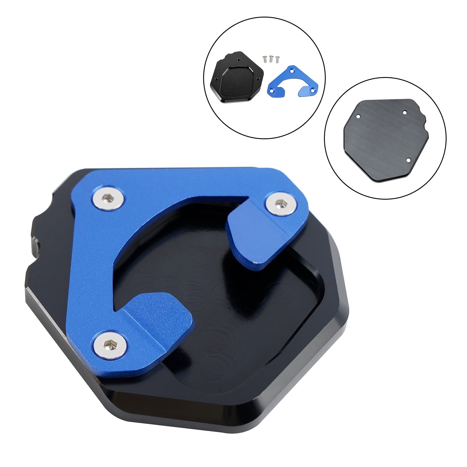 Support de plaque d'agrandissement de béquille Yamaha Tenere 700 2019-2023