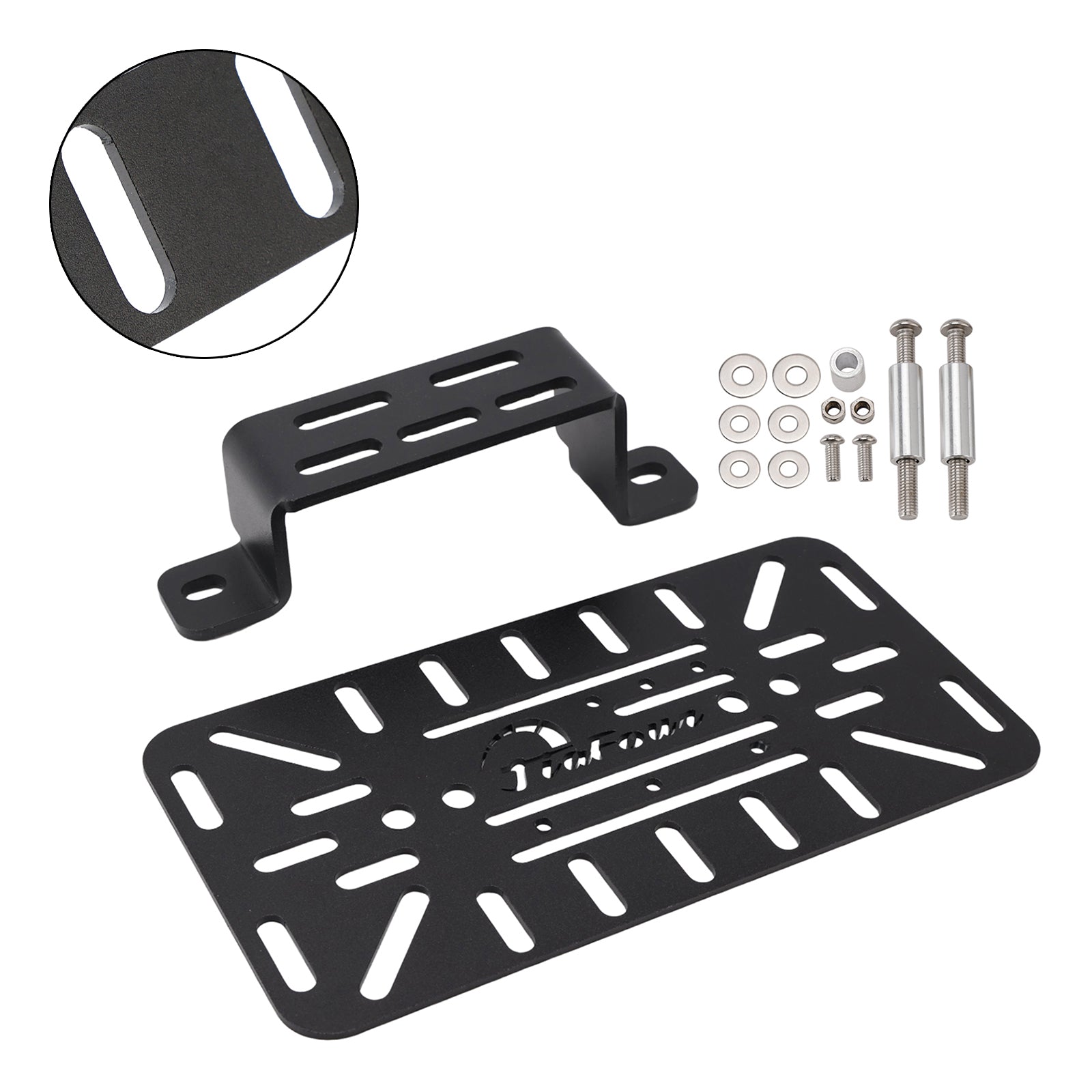 Support de fixation pour sacoche latérale noire droite pour porte-bagages CFMOTO 450MT 2024-2025