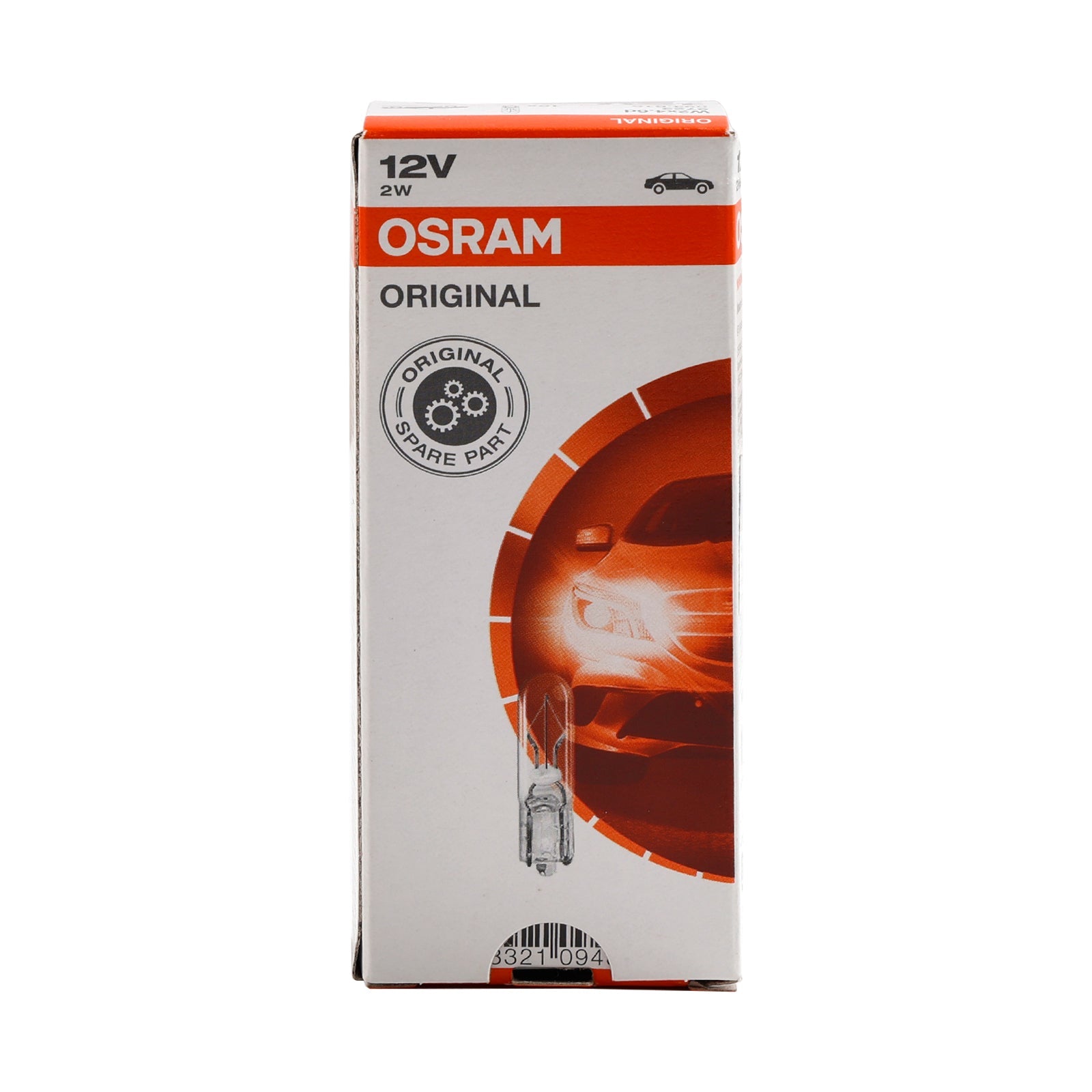 Lot de 10 lampes d'instrument W2*4.6d 2722 T5 W2W 12V 2W pour OSRAM