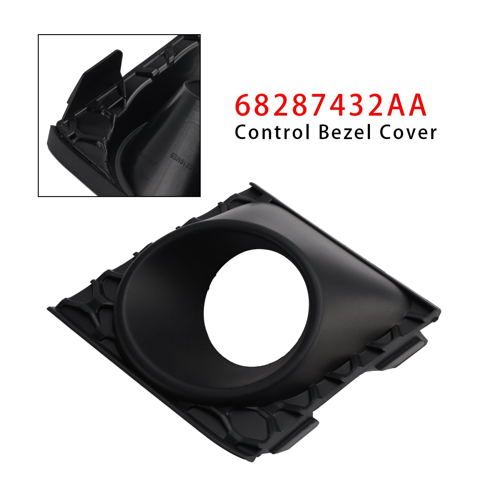 Cache de régulateur de vitesse adaptatif pour Jeep Cherokee 2019-2023 68287432AA