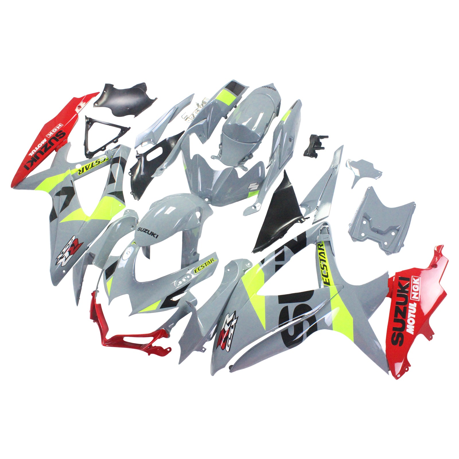 Kit de carénage par injection , carrosserie en plastique ABS Pour Suzuki GSXR 600/750 2008-2010 K8