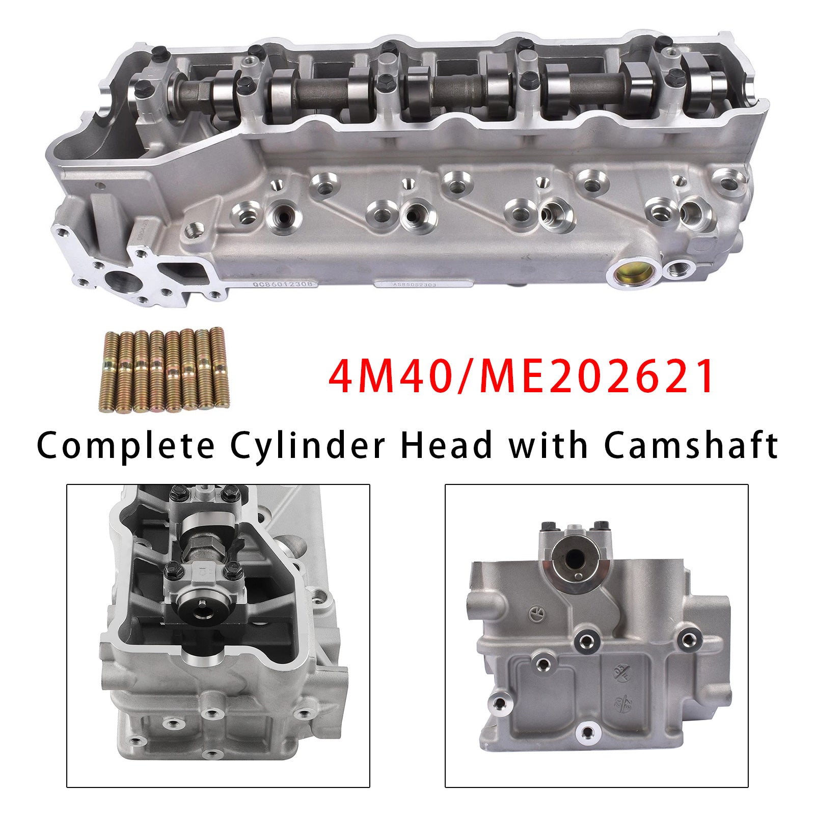 Culasse complète 4M40 ME202621 pour Mitsubishi Canter VI (FE5, FE6) VI Canter 35 (1998-2001)