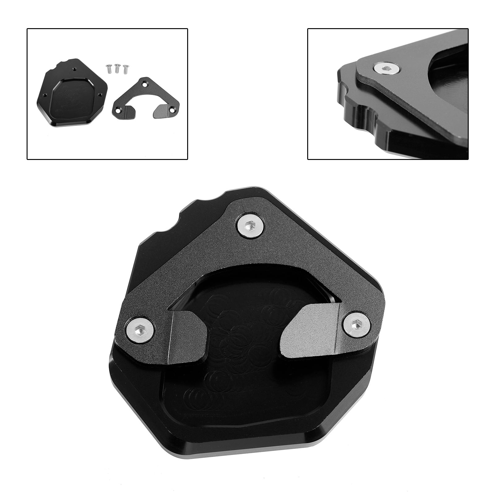 Support de plaque d'agrandissement de béquille Yamaha Tenere 700 2019-2023