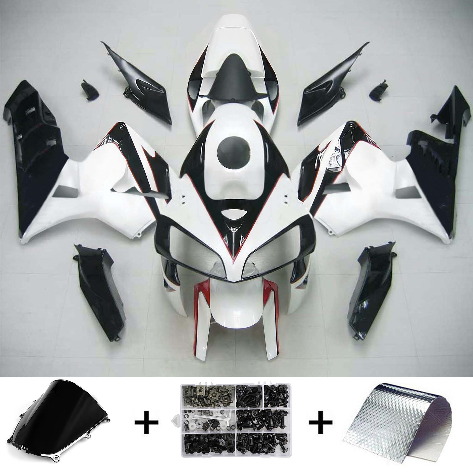 Kit de carénage par injection, carrosserie en plastique ABS pour Honda CBR600RR 2005-2006 F5