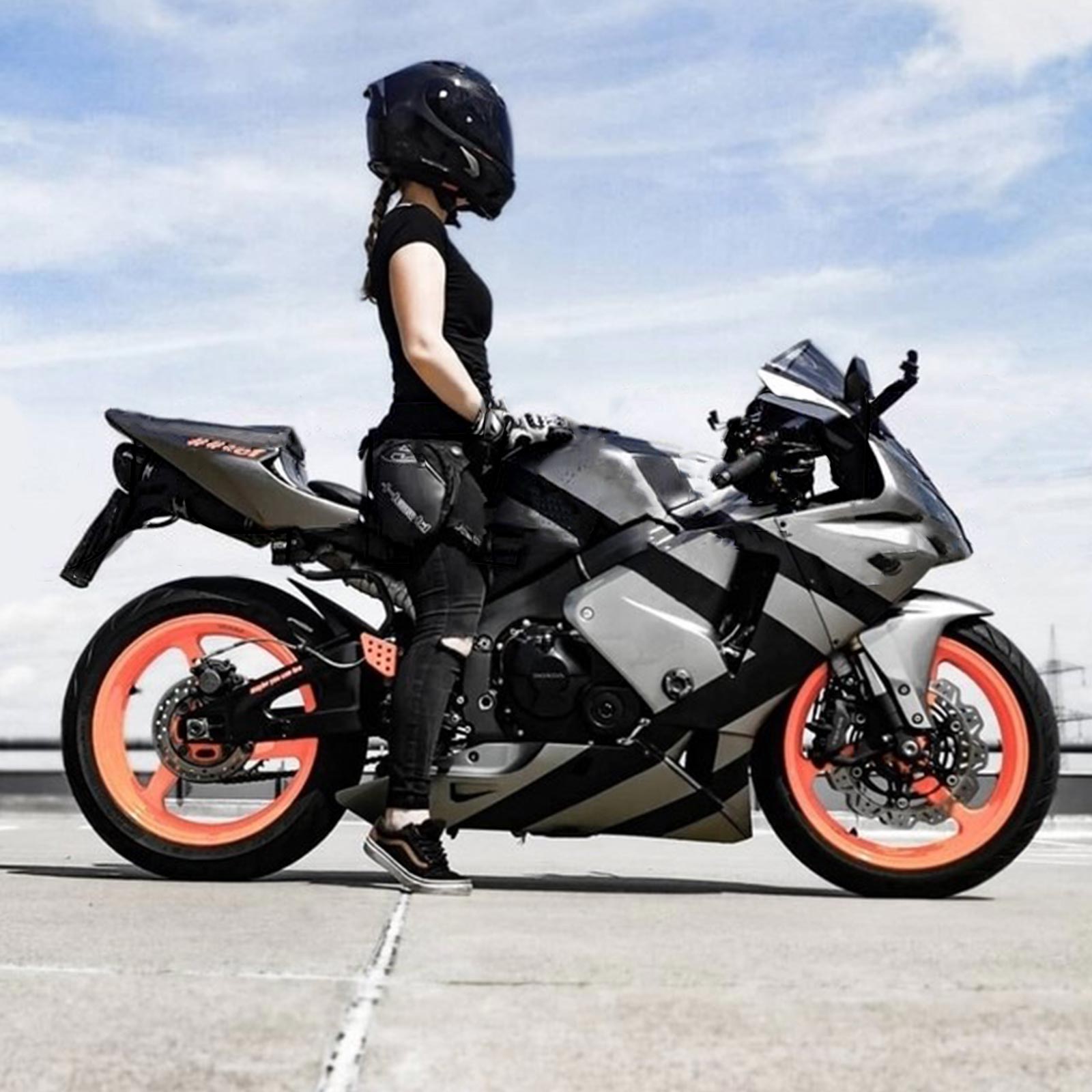 Kit de carénage par injection, carrosserie en plastique ABS pour Honda CBR600RR 2005-2006 F5