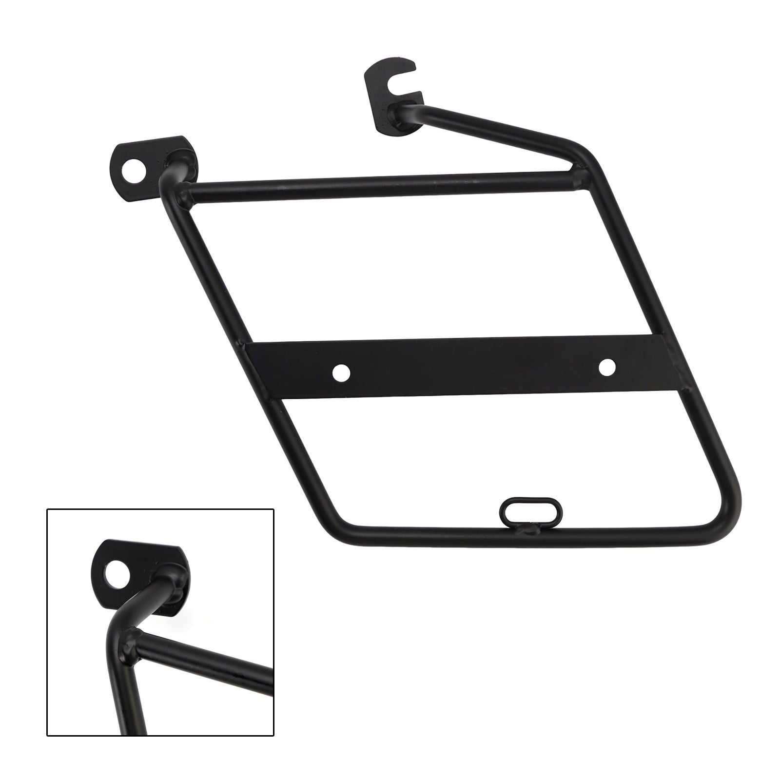 Soporte de alforjas laterales para portaequipajes Kawasaki W800 2011-2025, 24 pulgadas, lado derecho