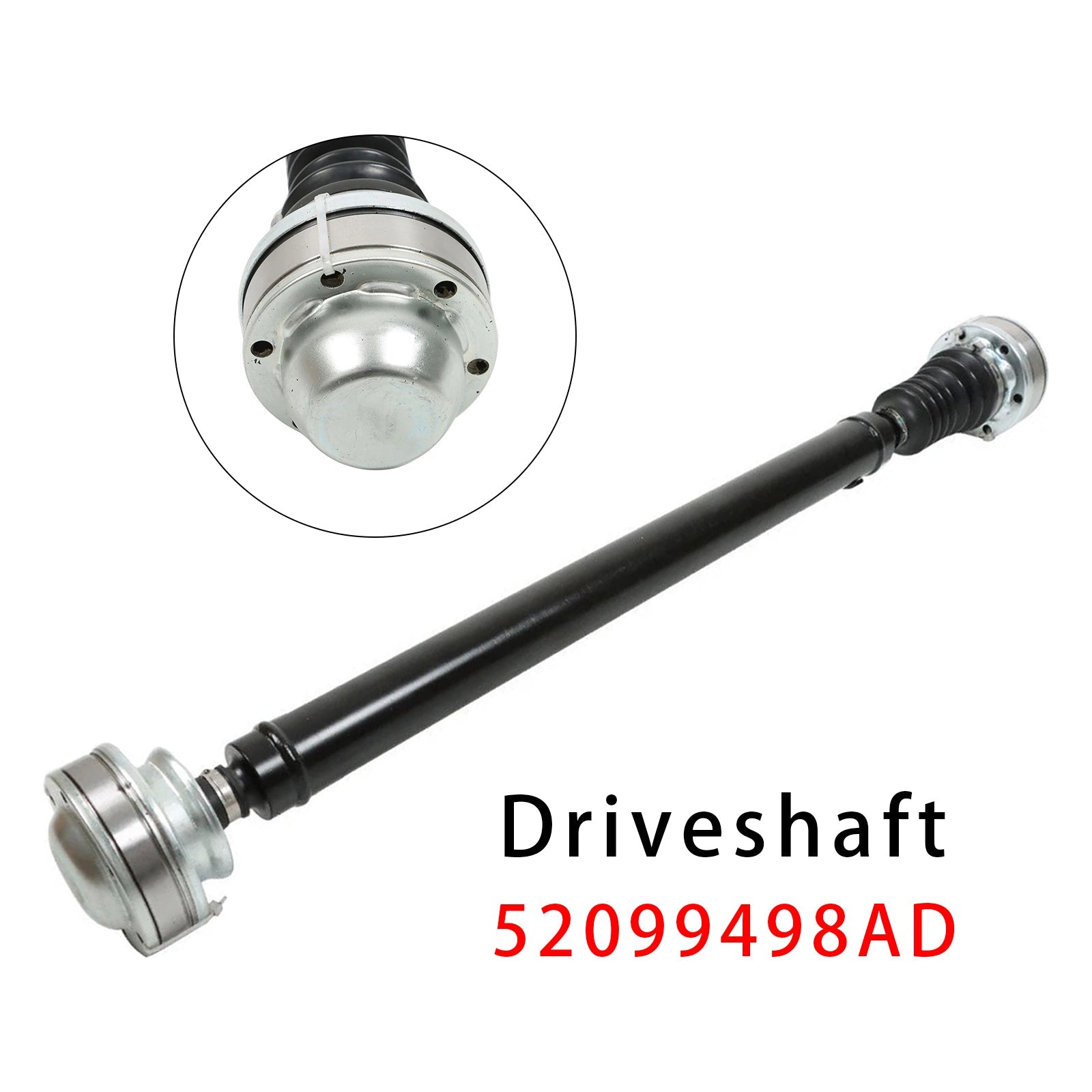Vooraandrijfas 52099498AD voor Jeep Grand Cherokee 1999-2004 4.7L