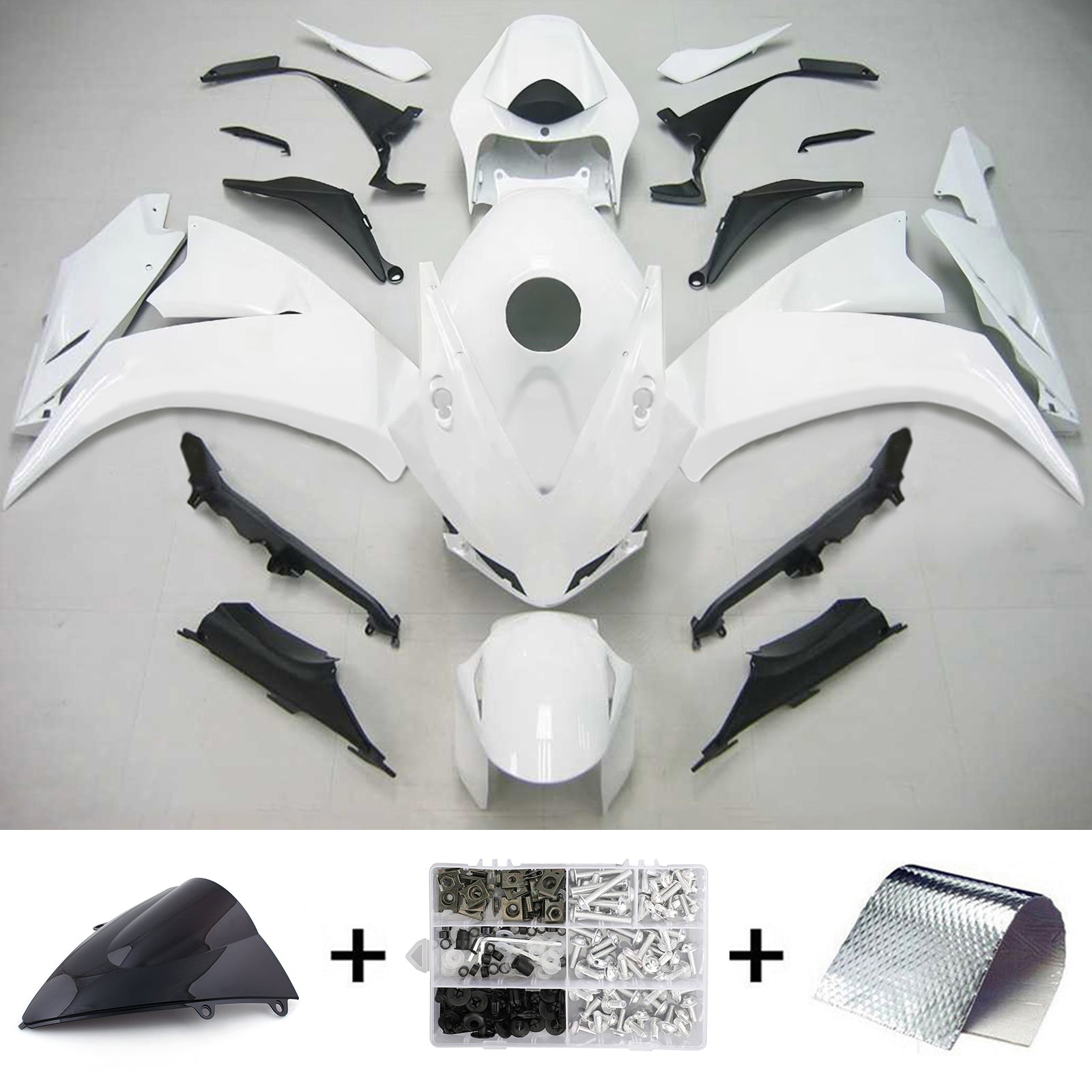 Kit de carénage par injection, carrosserie en plastique ABS pour Honda CBR1000RR 2012-2016