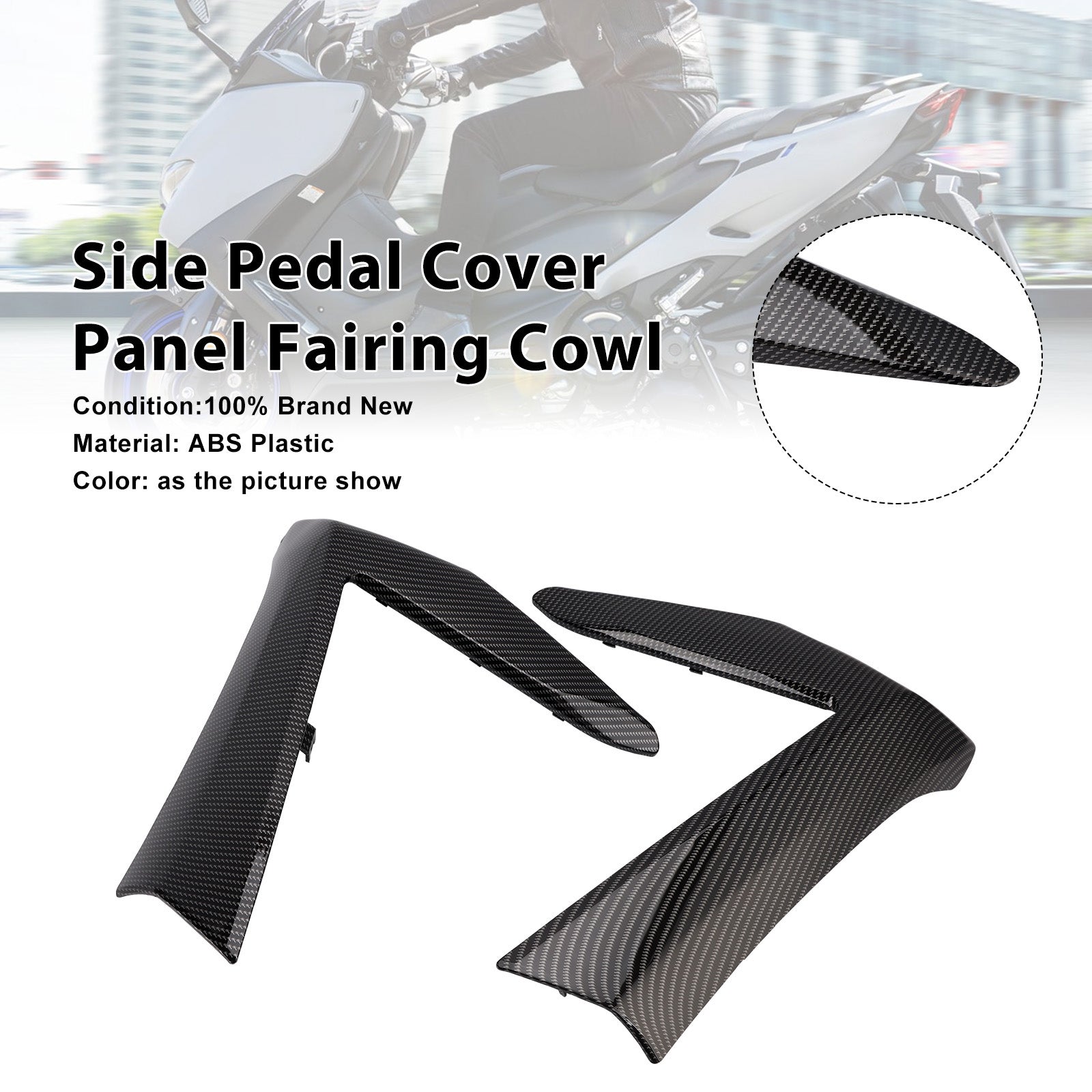 Cache latéral de pédale Yamaha T-MAX 560 2025-2026