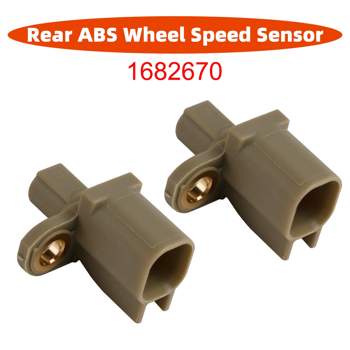 Capteur de vitesse de roue ABS arrière gauche et droite (2 pièces) pour Ford Kuga 2.0D (à partir de 2012) - Référence : 1682670