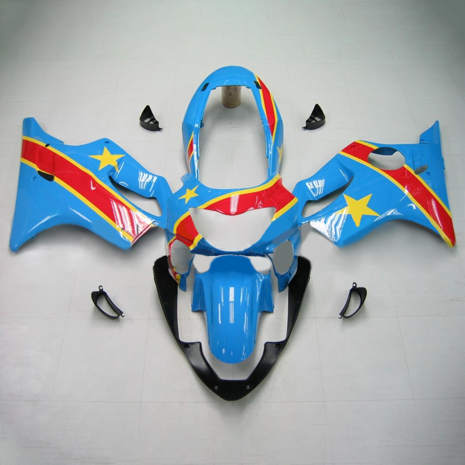 1999-2000 Honda CBR600F4 Zestaw owiewek wtryskowych z tworzywa sztucznego Abs