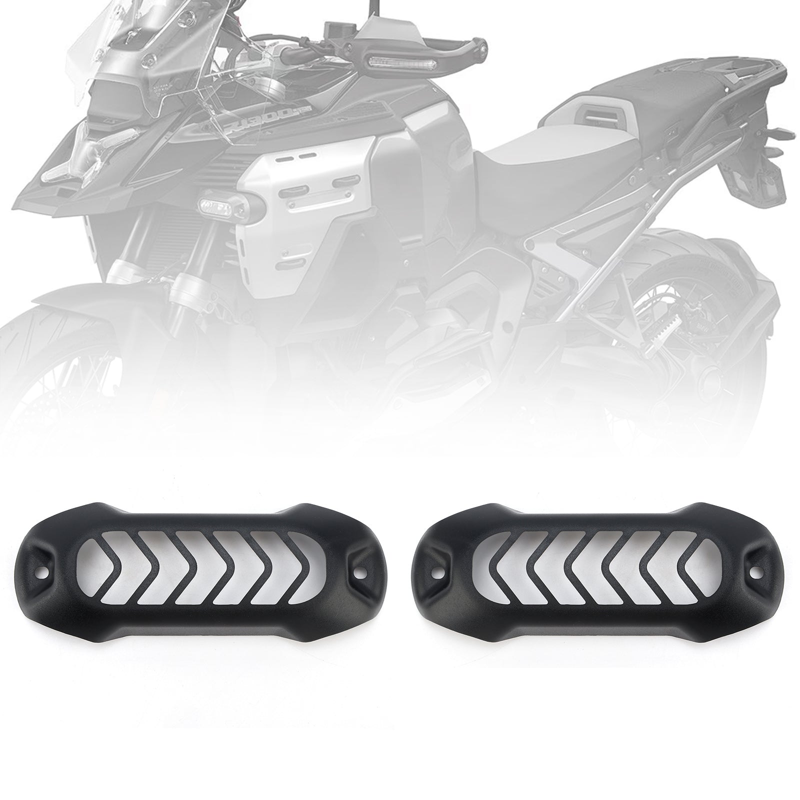 Grille de protection pour projecteur LED BMW R1300Gs Adv (2024-2025) noire