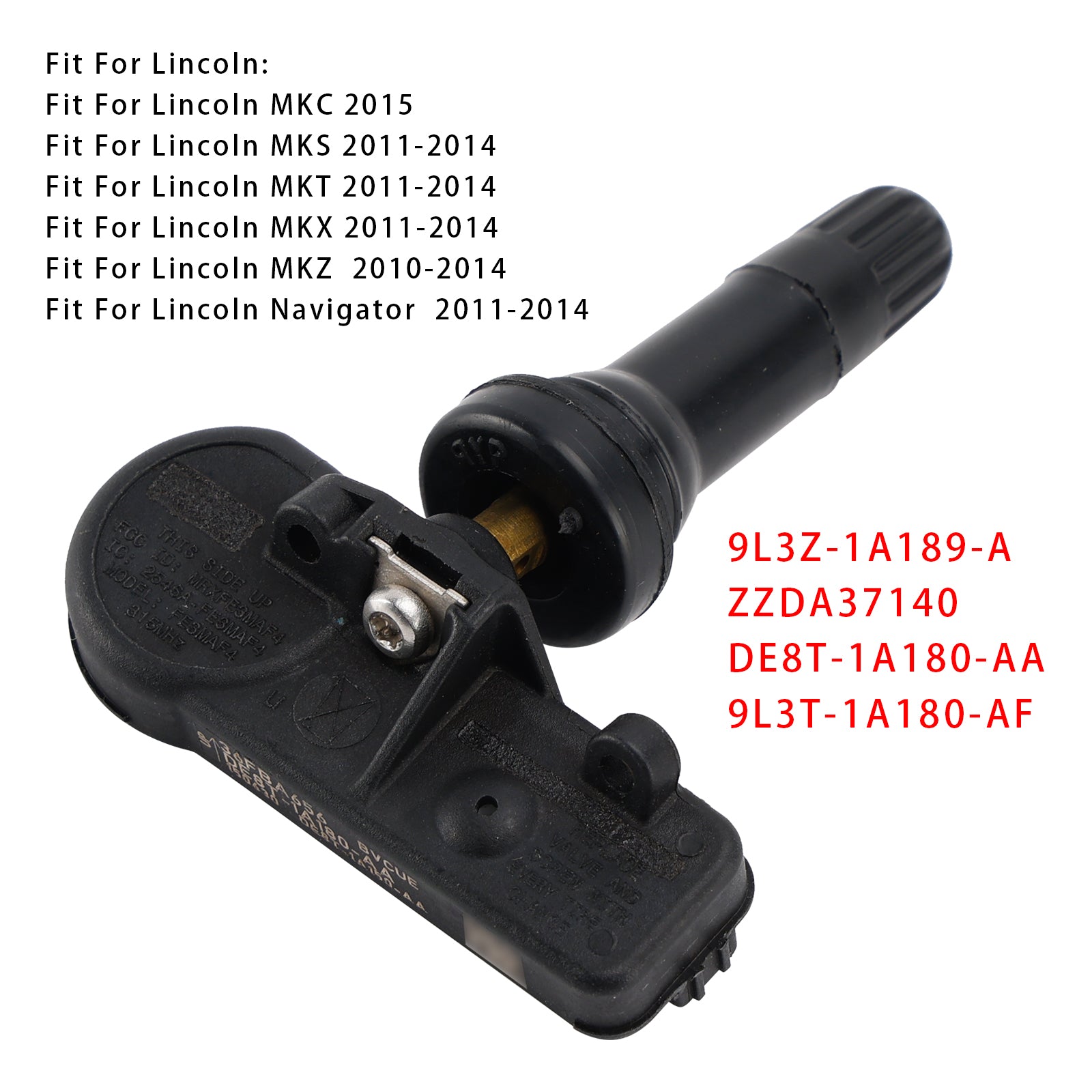 Rengaspaineanturi TPMS 1x Ford Focus Fiesta C-Max Transit DE8T1A180AA