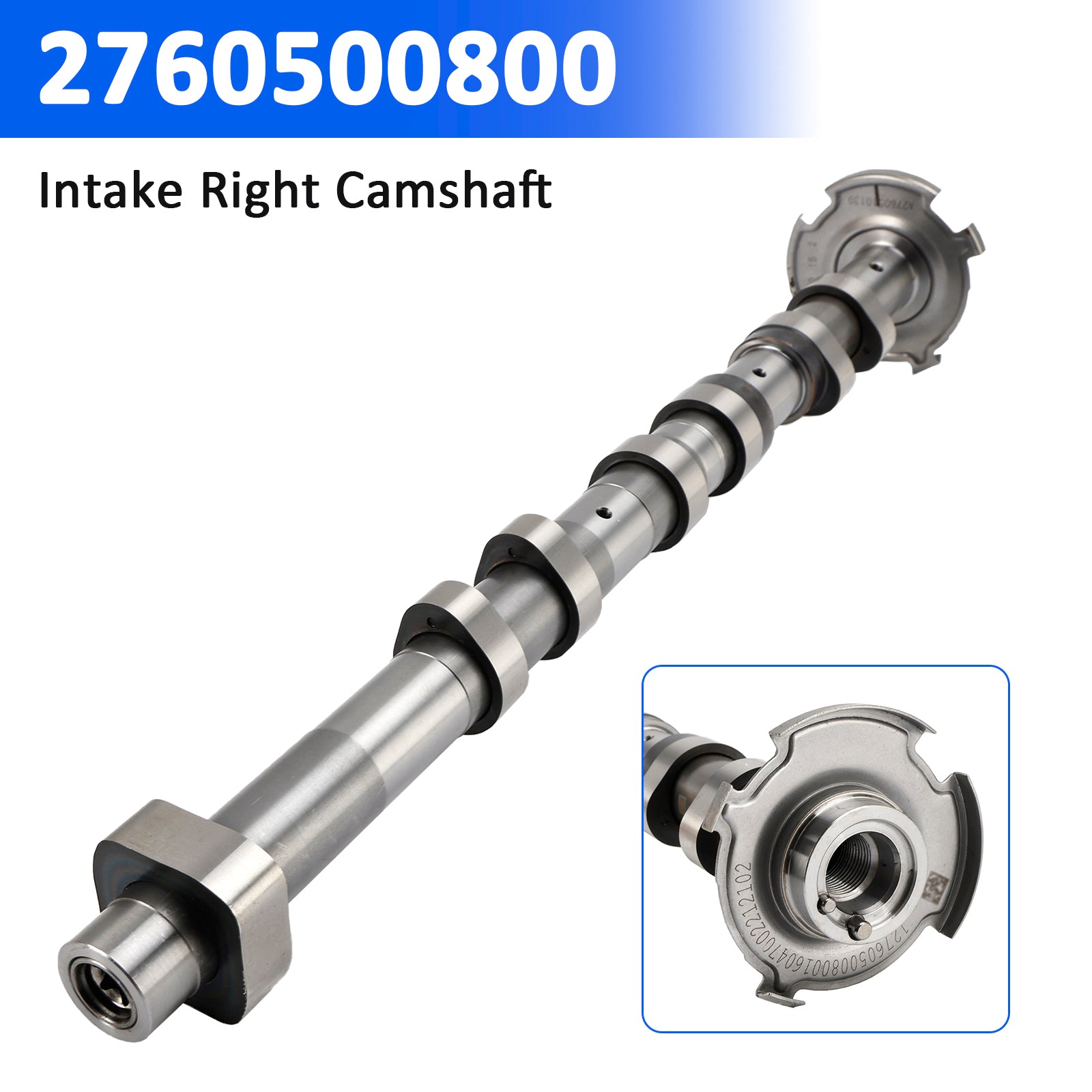 Arbre à cames d'admission droit pour Mercedes-Benz GLE550e 4Matic W166 V6 3.0L (2016-2018) - Référence : 2760500800