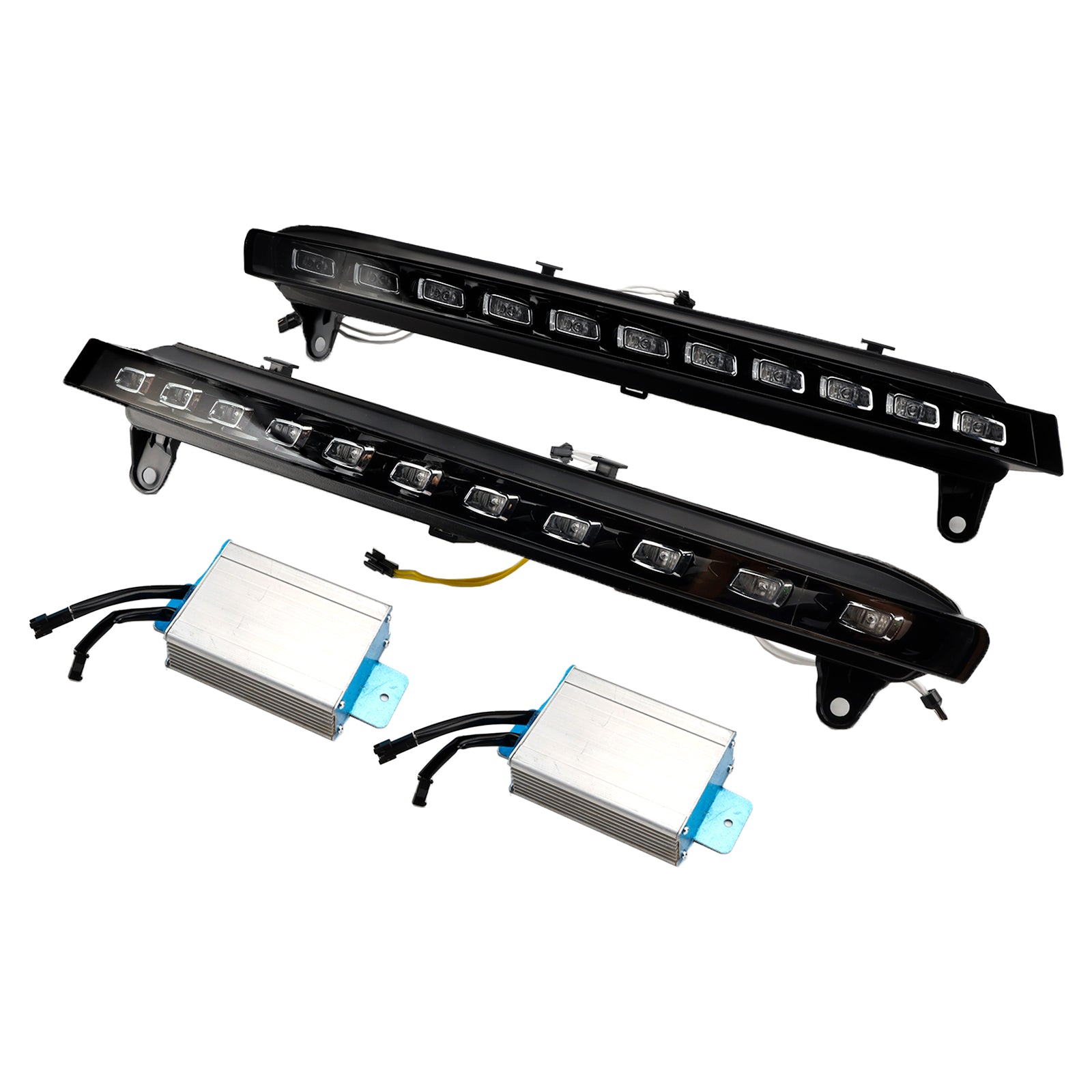 Paire de feux diurnes à LED pour Audi Q7 4L 2007-2009 4L0953041 4L0953042