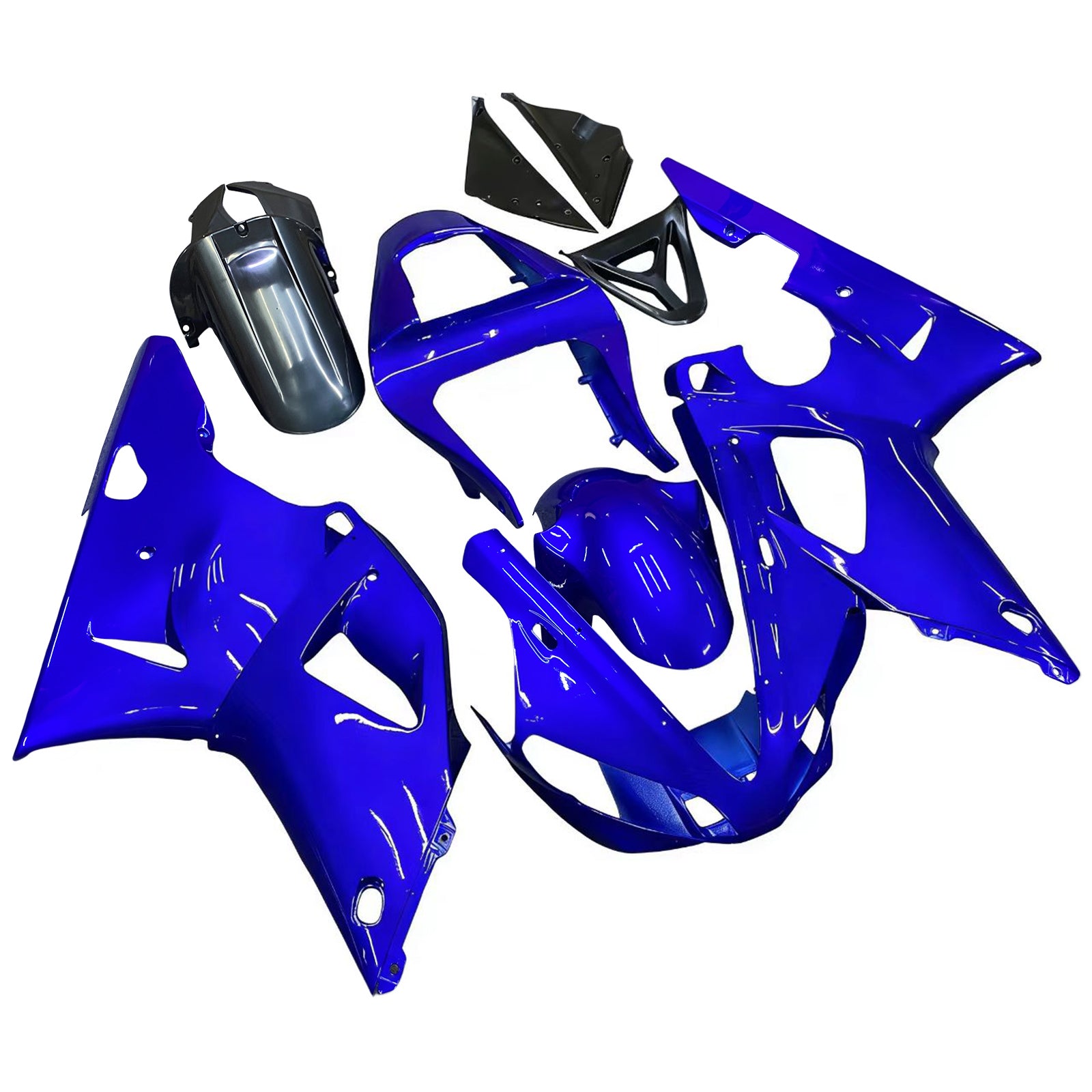 Kit de carénage en plastique ABS injecté compatible avec Yamaha YZF 1000 R1 2000-2001